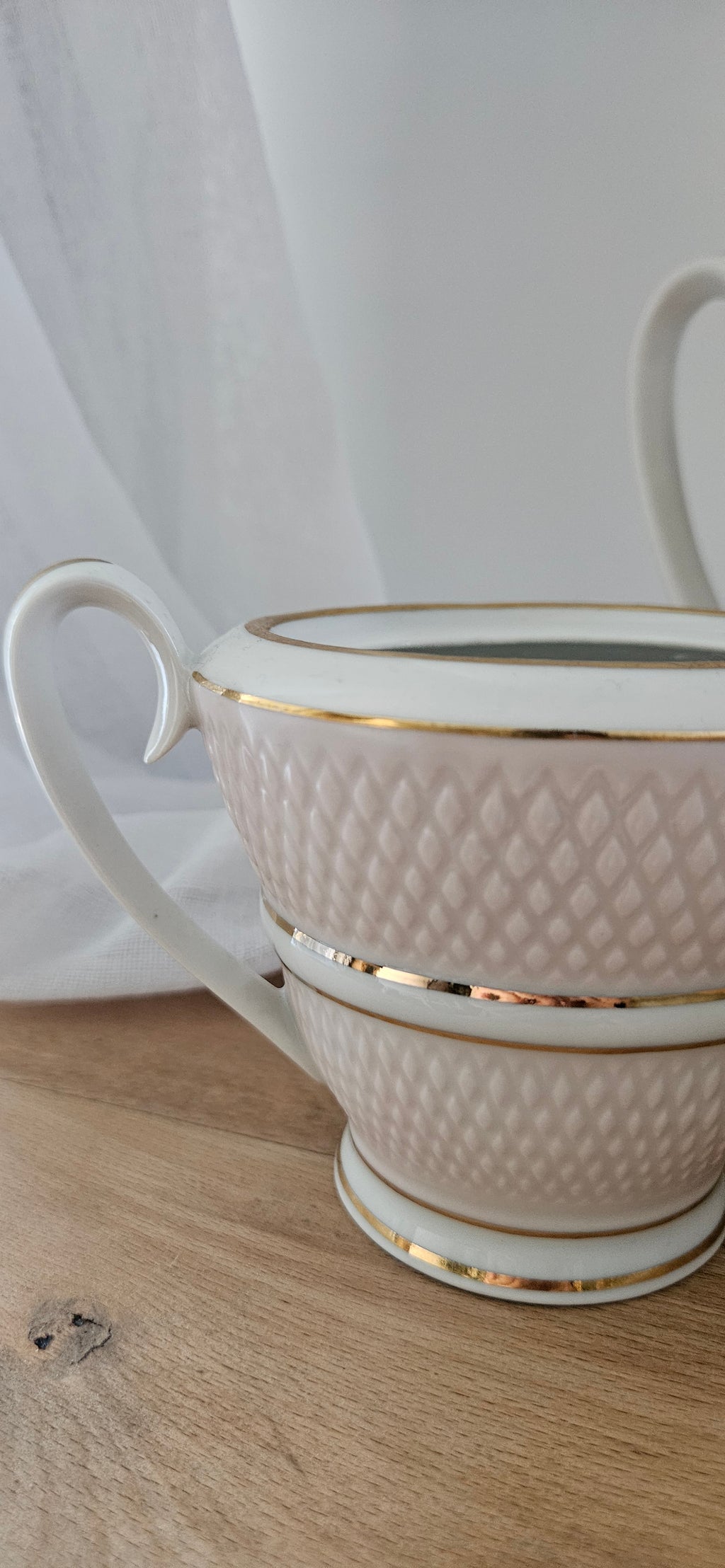Service à thé / Café ancien A. Blin – porcelaine française dorée, circa 1930-1950