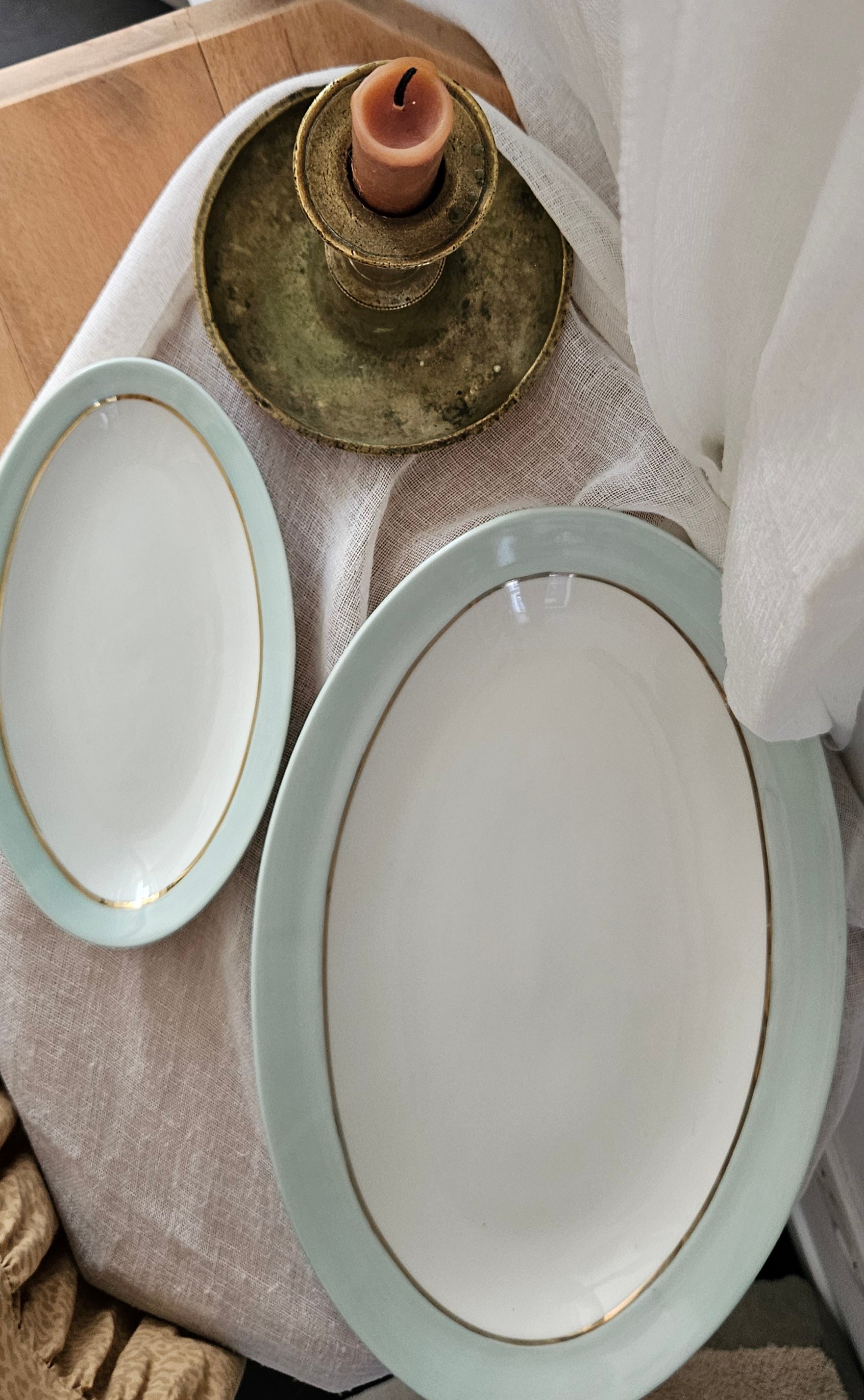 Duo de plats de service ovales Poral Limoges