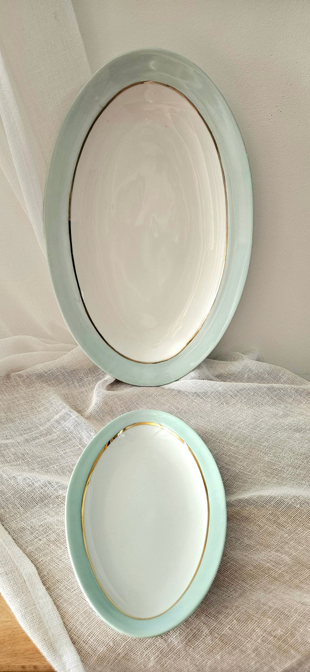 Duo de plats de service ovales Poral Limoges