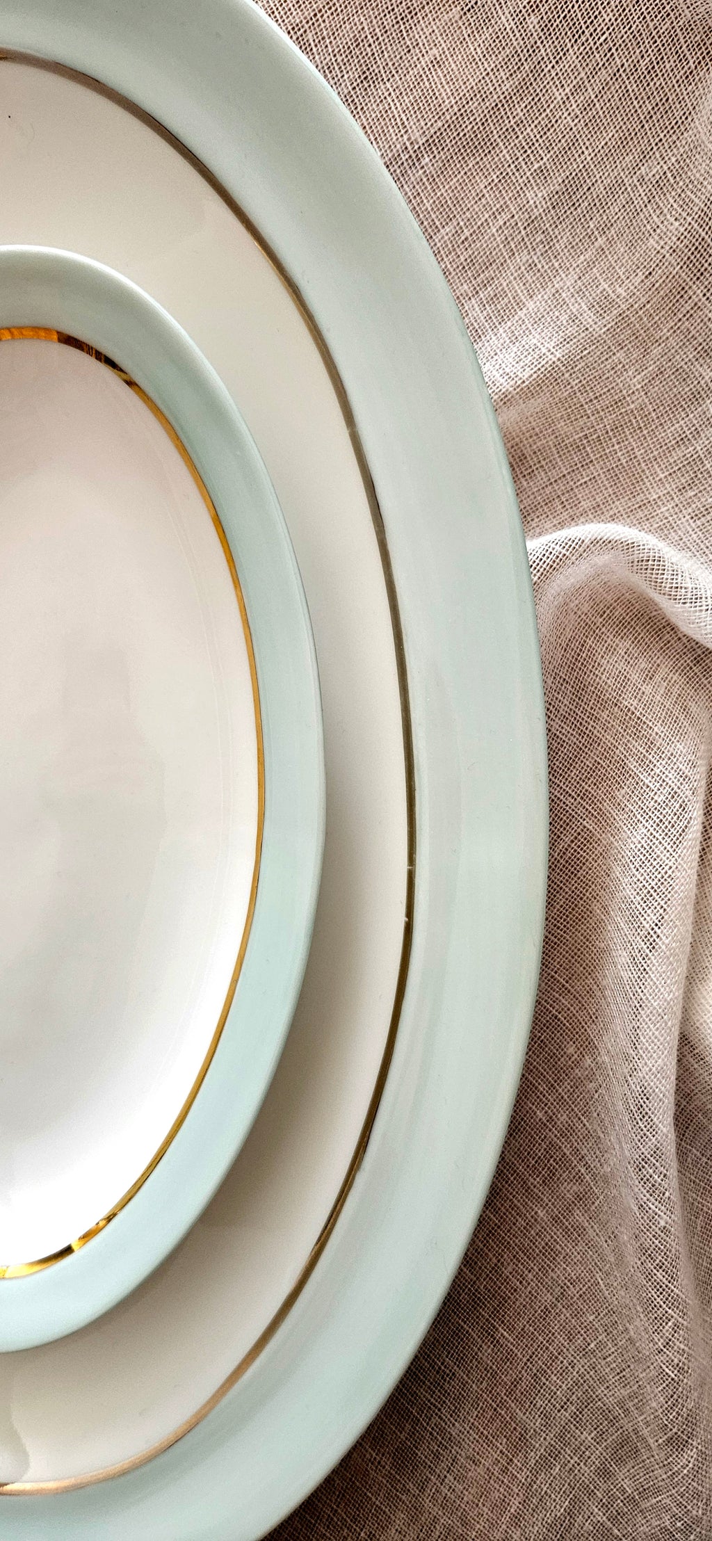 Duo de plats de service ovales Poral Limoges