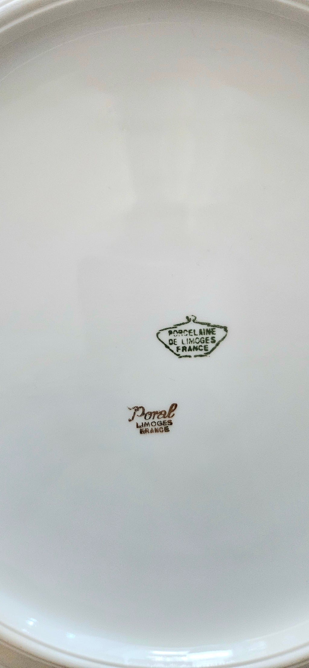 Grand plat creux 30 cm - Poral Limoges