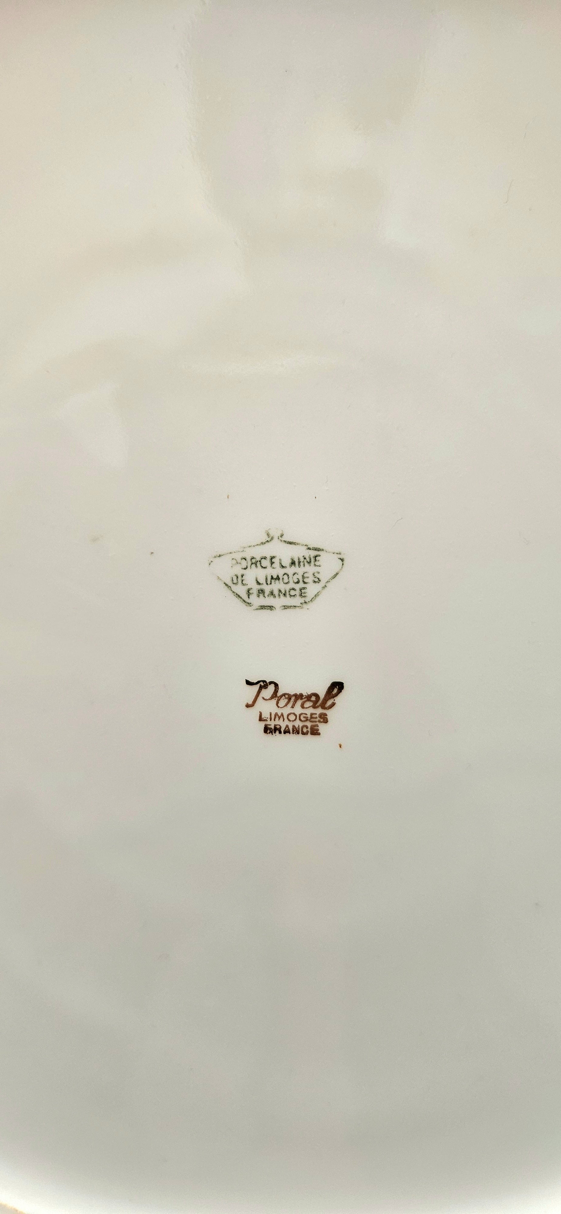 Grand plat de service 30cm Poral Limoges