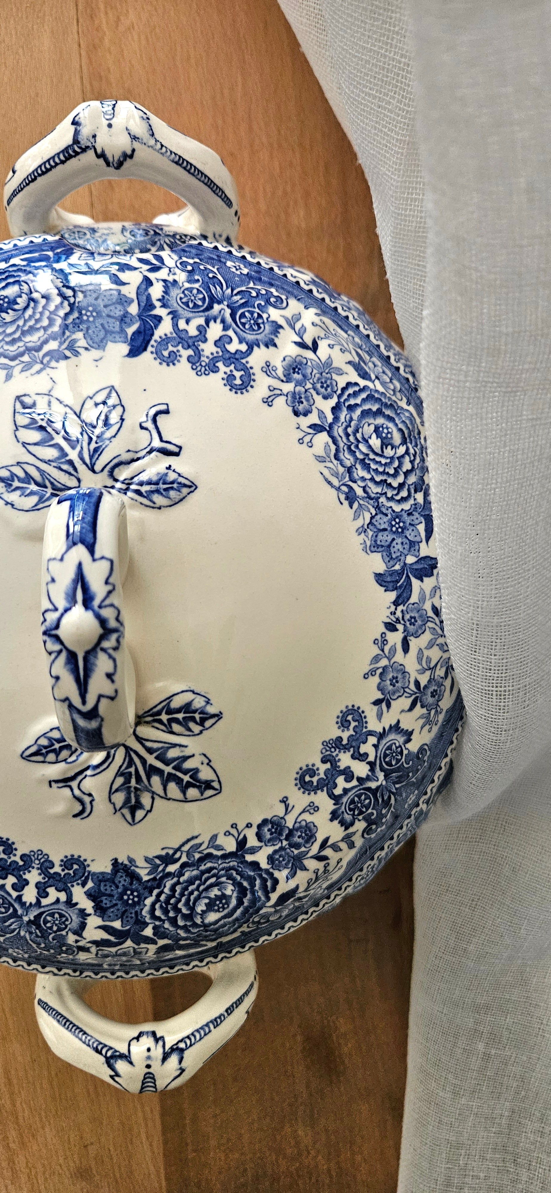 Soupière ancienne Villeroy & Boch Burgenland – Porcelaine allemande bleue
