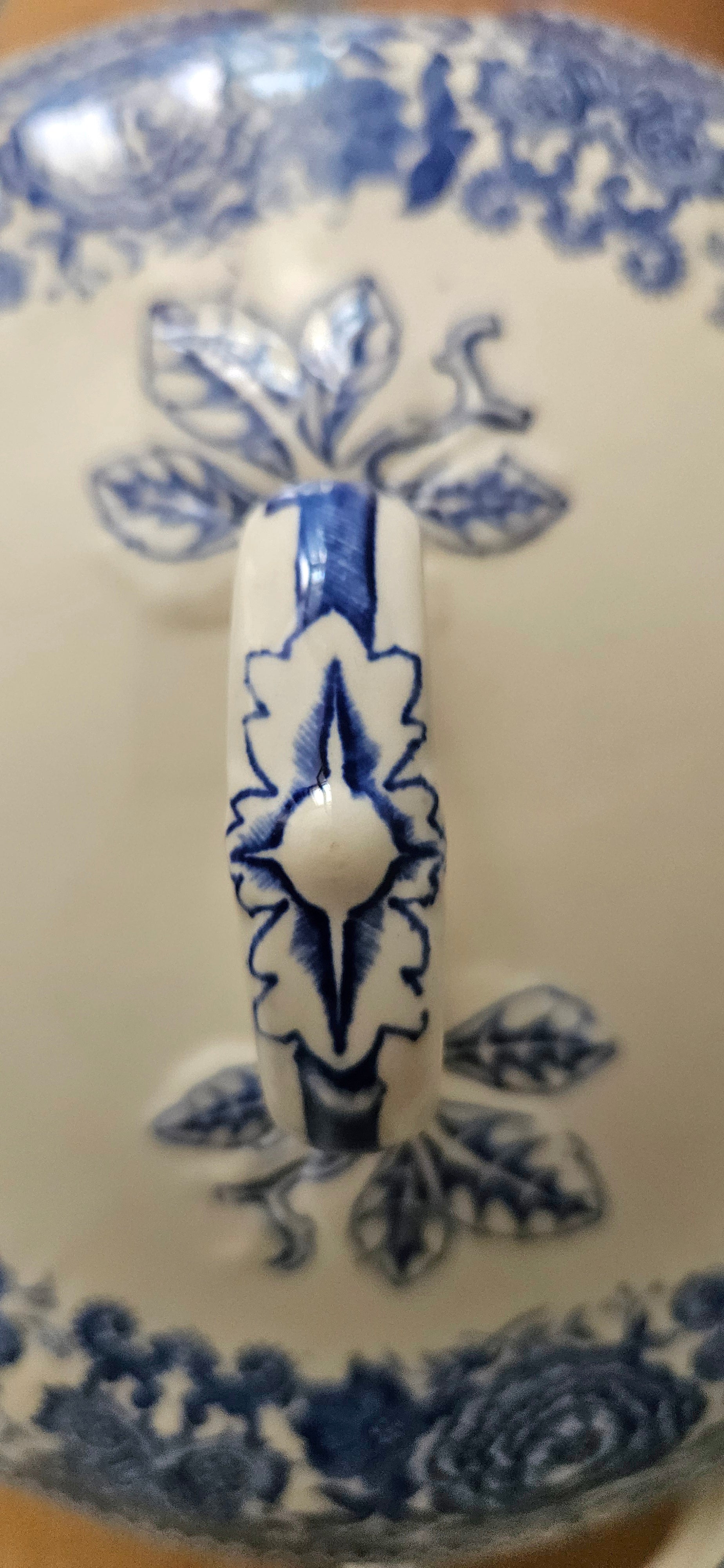 Soupière ancienne Villeroy & Boch Burgenland – Porcelaine allemande bleue