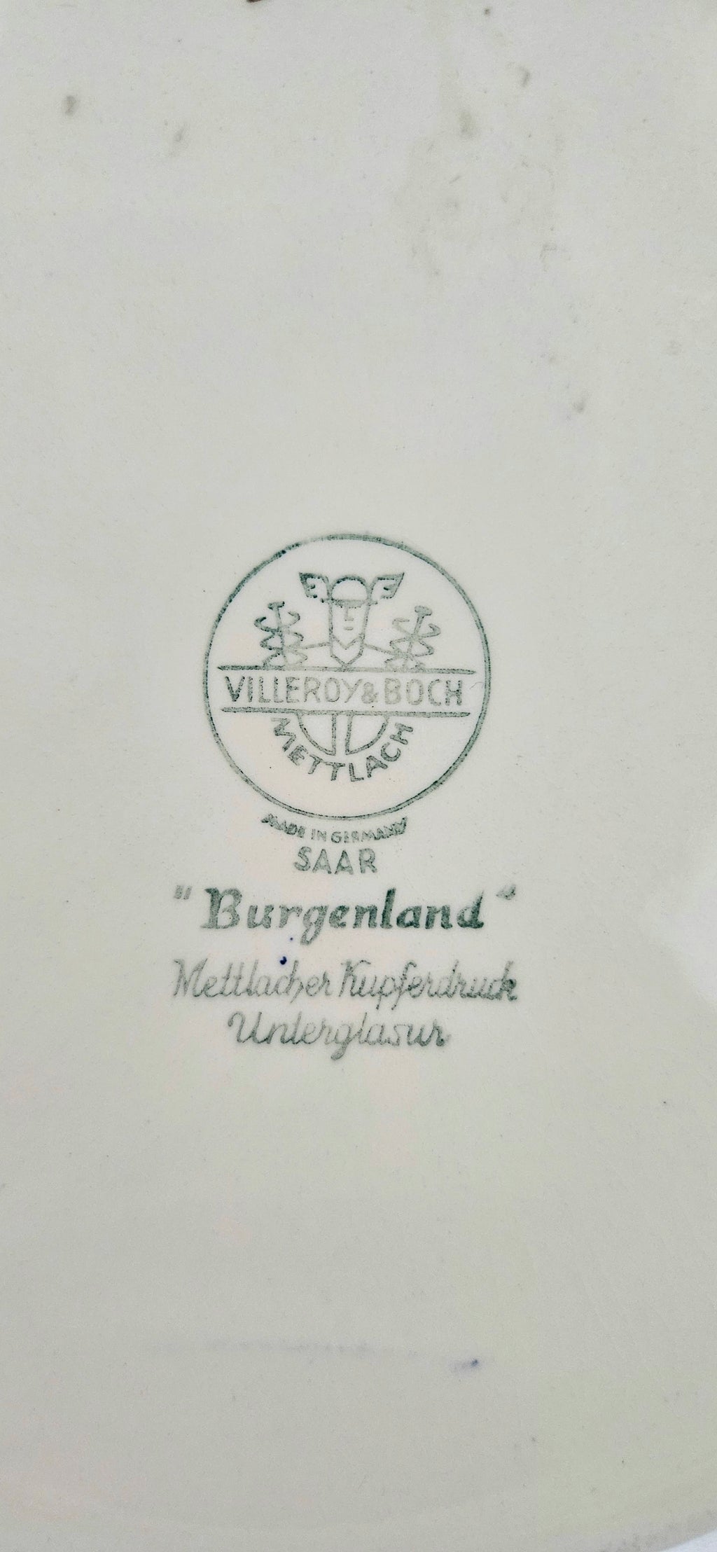 Soupière ancienne Villeroy & Boch Burgenland – Porcelaine allemande bleue