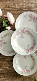 Lot 4 assiettes creuses en porcelaine de Bavière