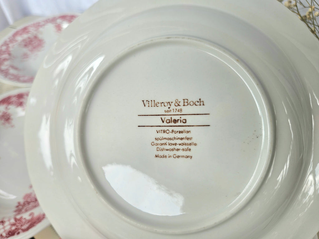 Lot de 5 assiettes creuses Villeroy & Boch Valeria