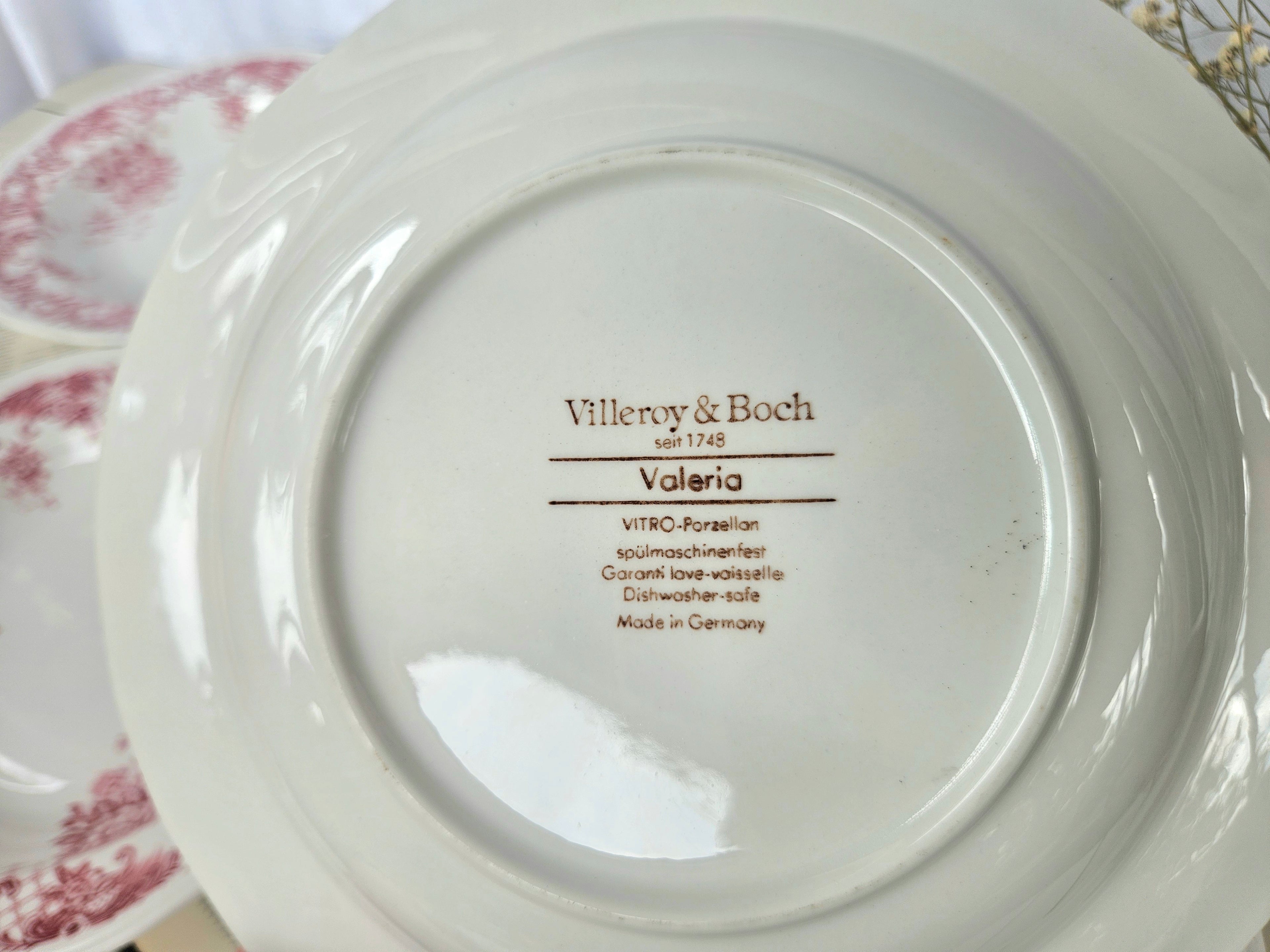 Lot de 5 assiettes creuses Villeroy & Boch Valeria