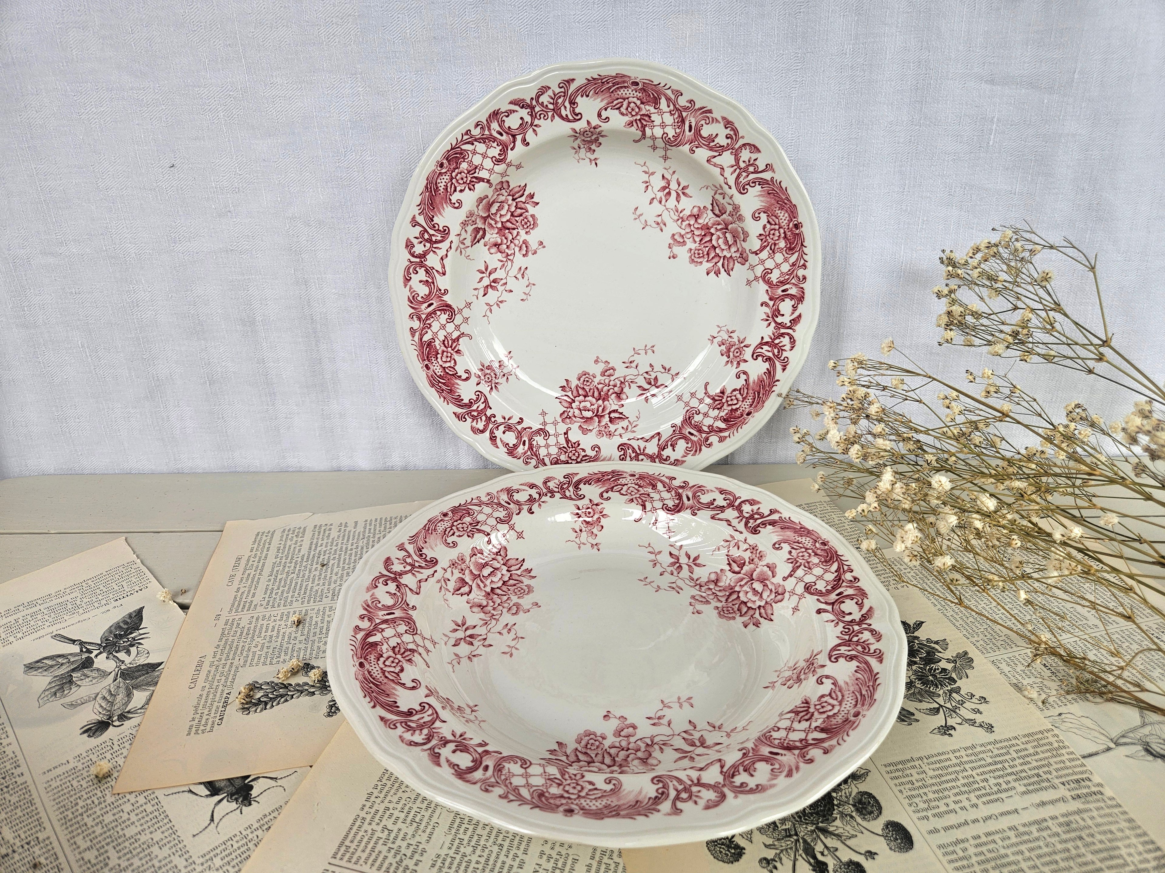 Lot de 5 assiettes creuses Villeroy & Boch Valeria