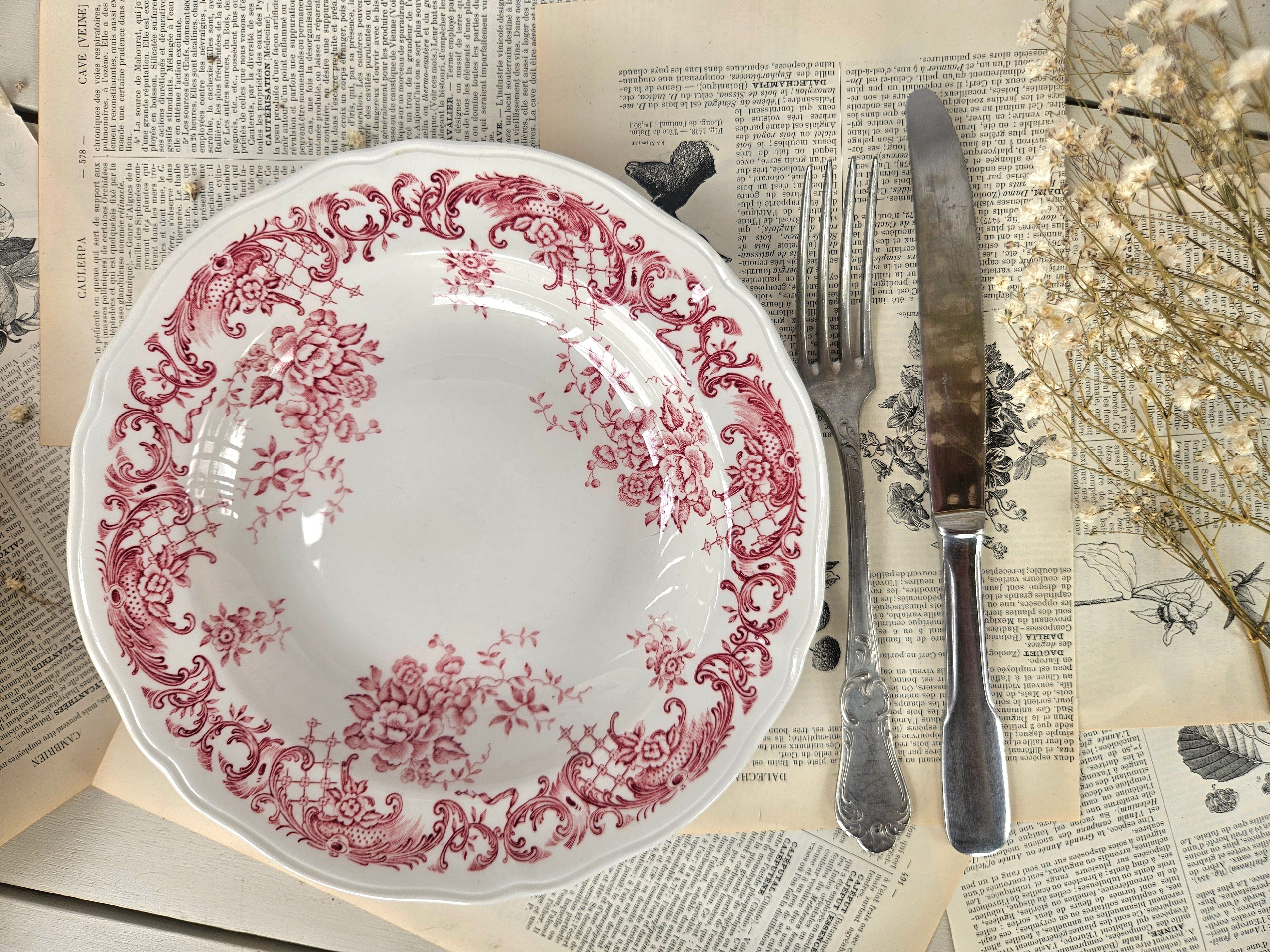Lot de 5 assiettes creuses Villeroy & Boch Valeria