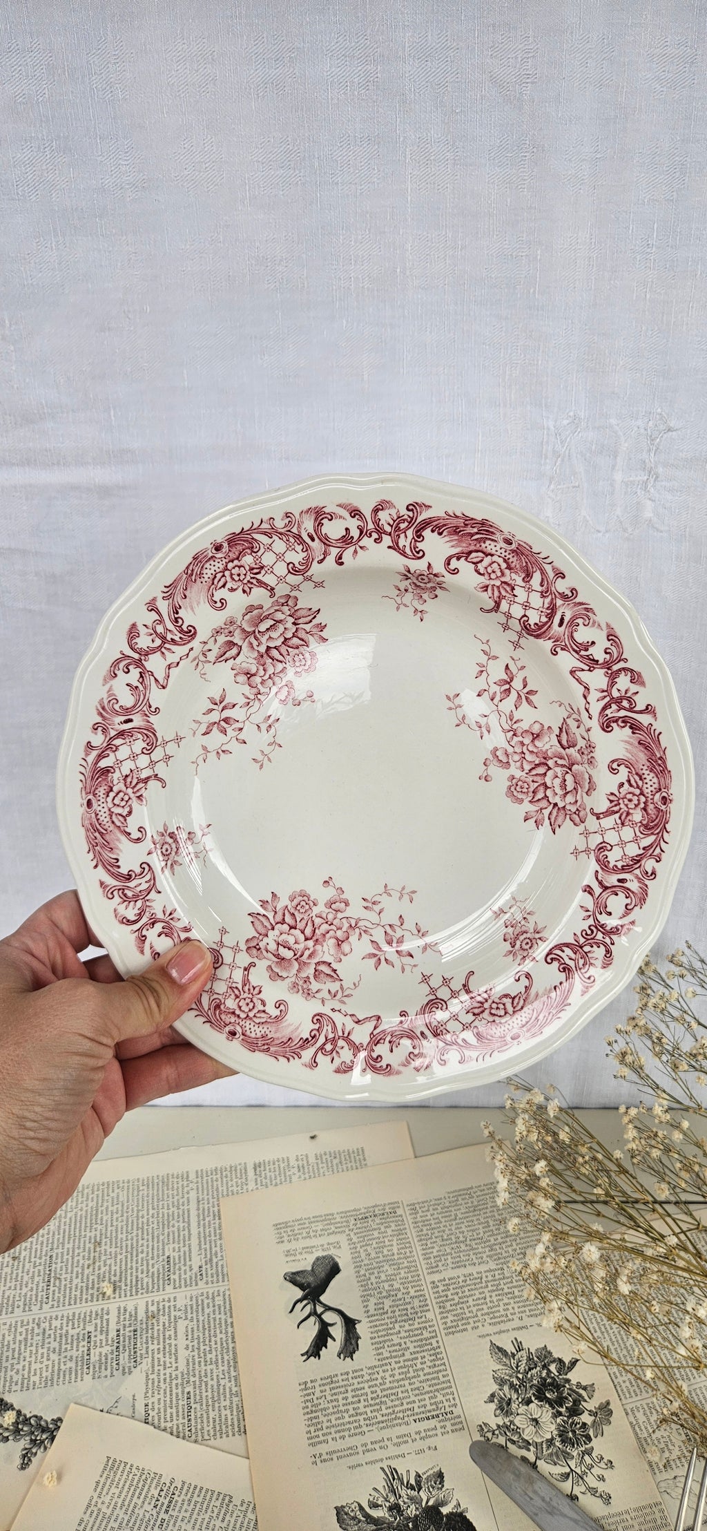Lot de 5 assiettes creuses Villeroy & Boch Valeria