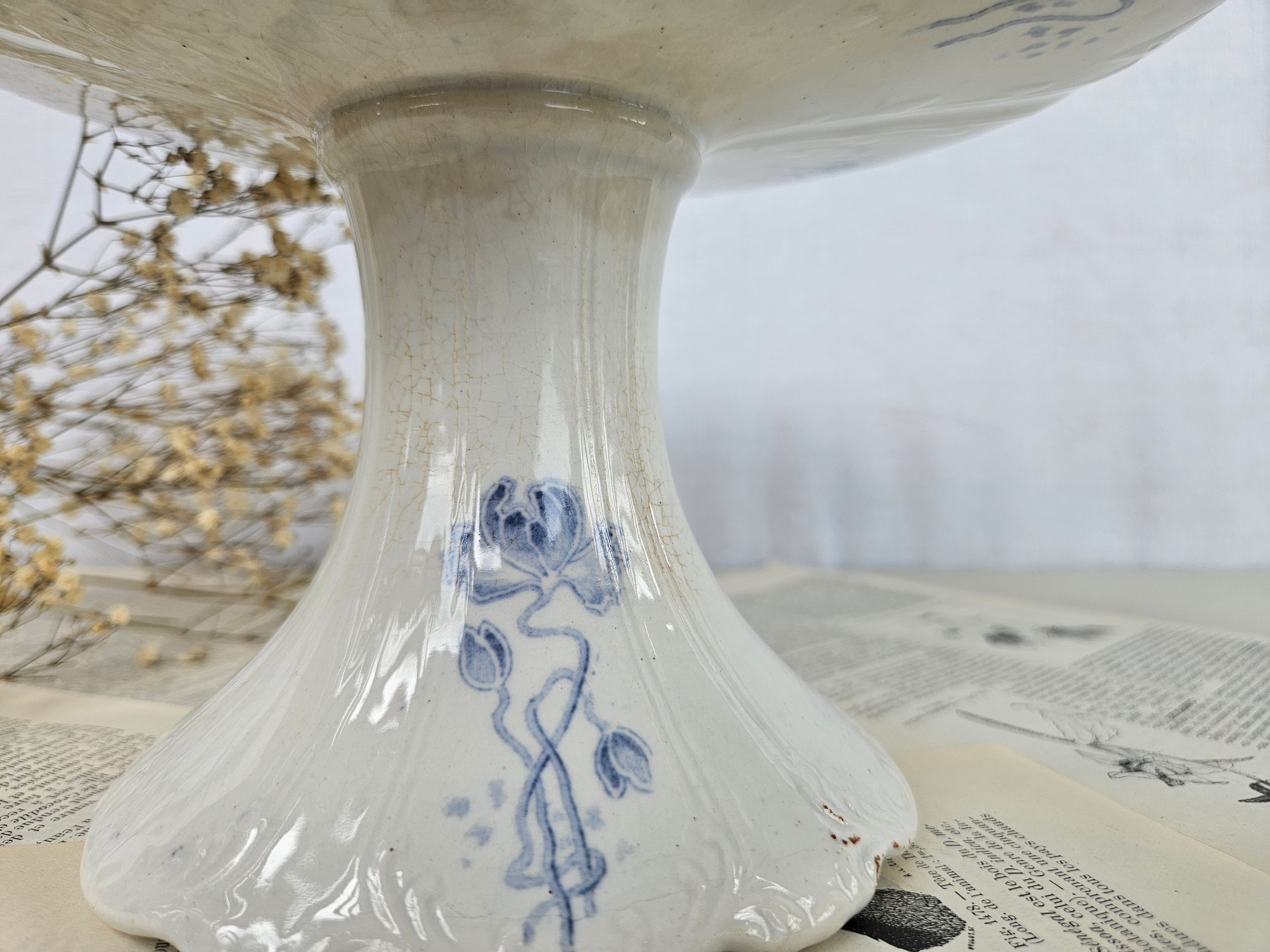 Rare compotier ancien Morphée – Société Céramique Maastricht