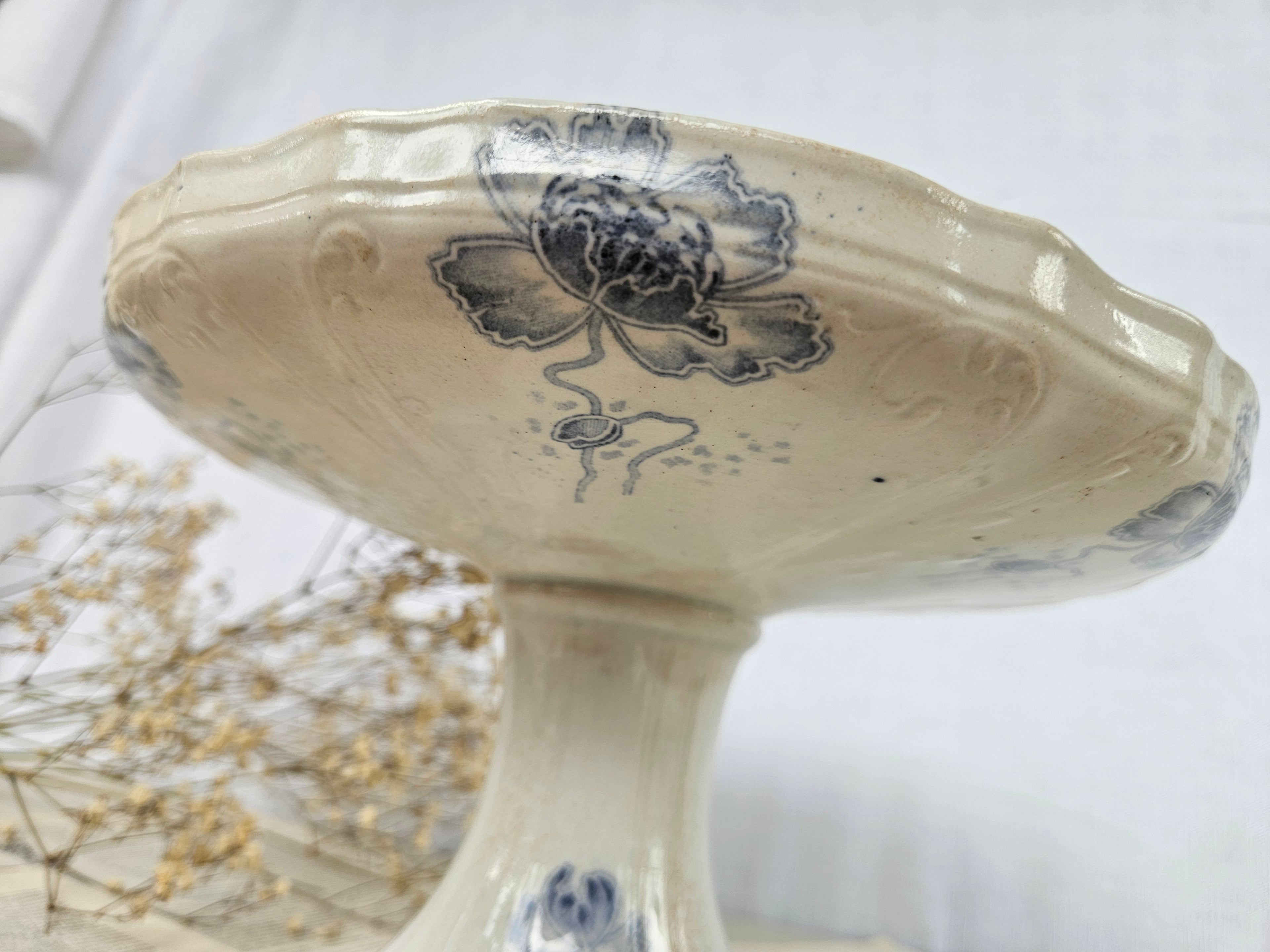 Rare compotier ancien Morphée – Société Céramique Maastricht