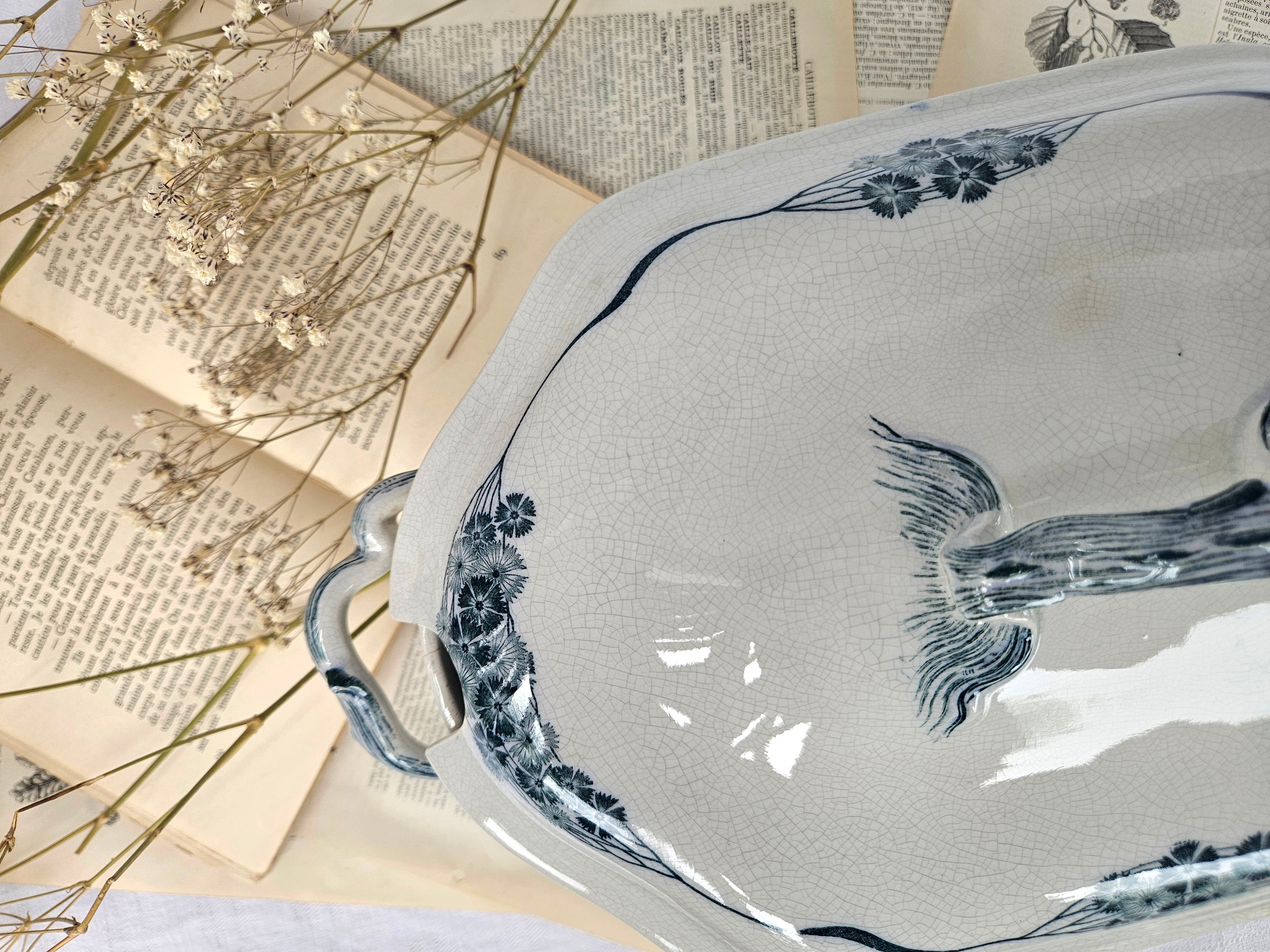 Grande soupière ancienne Villeroy & Boch modèle Livia | Terre de fer
