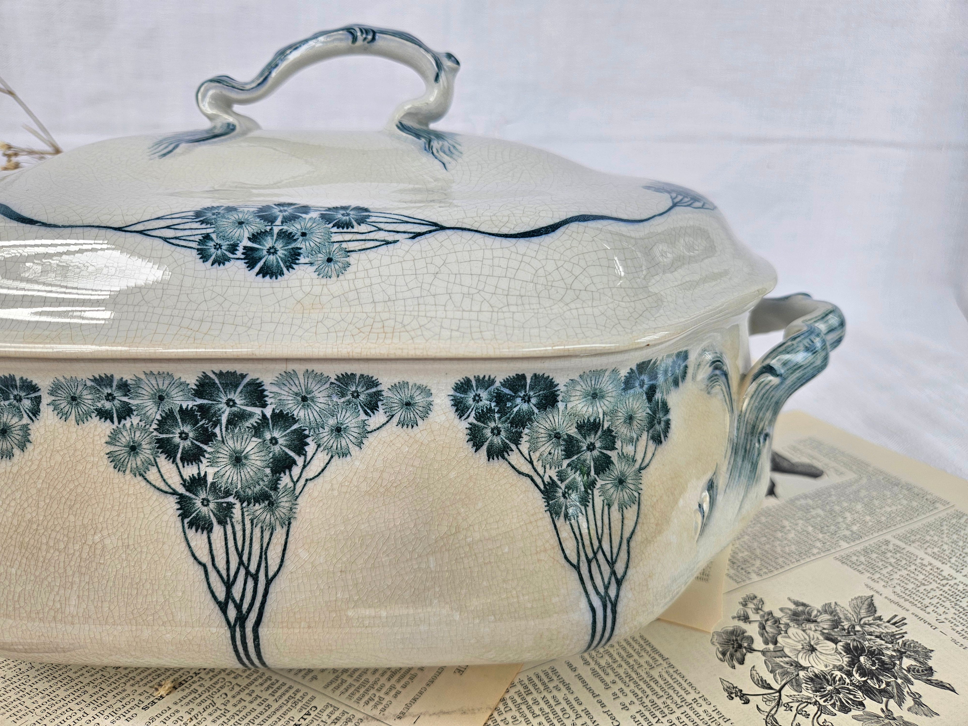 Grande soupière ancienne Villeroy & Boch modèle Livia | Terre de fer