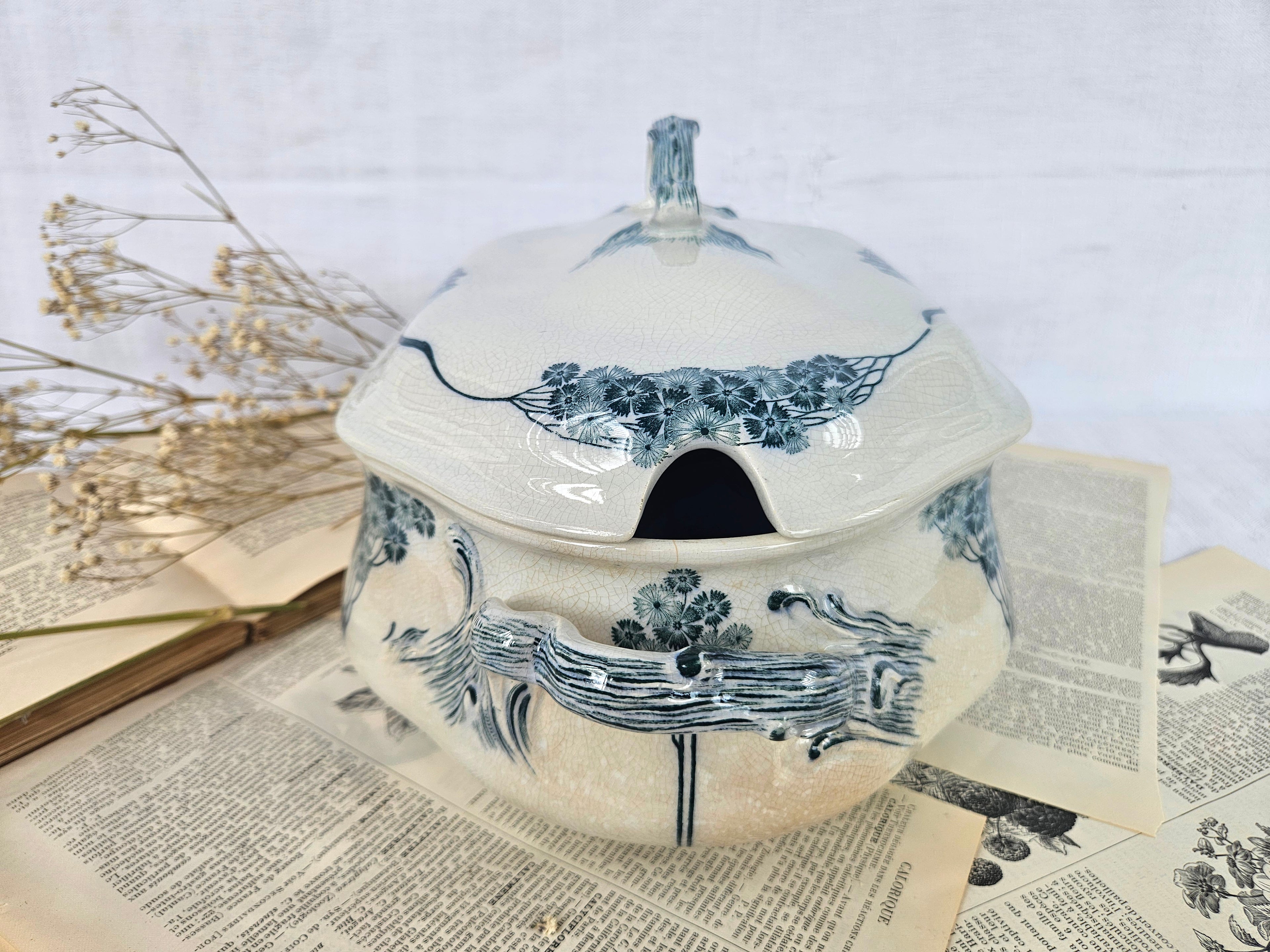 Grande soupière ancienne Villeroy & Boch modèle Livia | Terre de fer