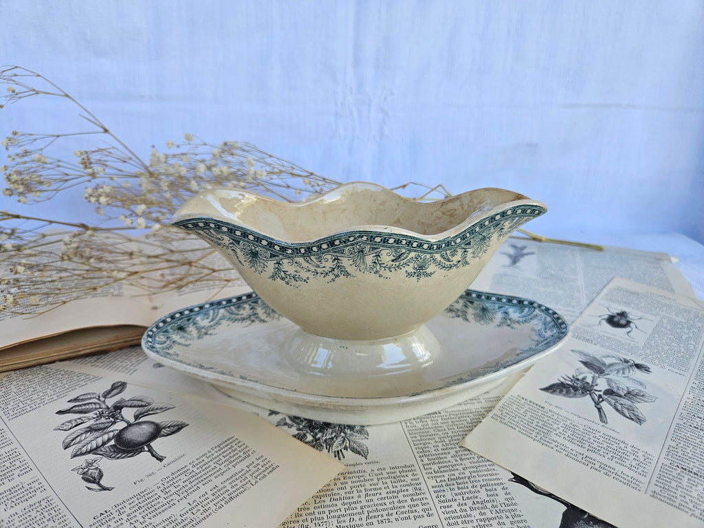 Saucière ancienne Moulin des Loups Wilbur | Terre de fer française