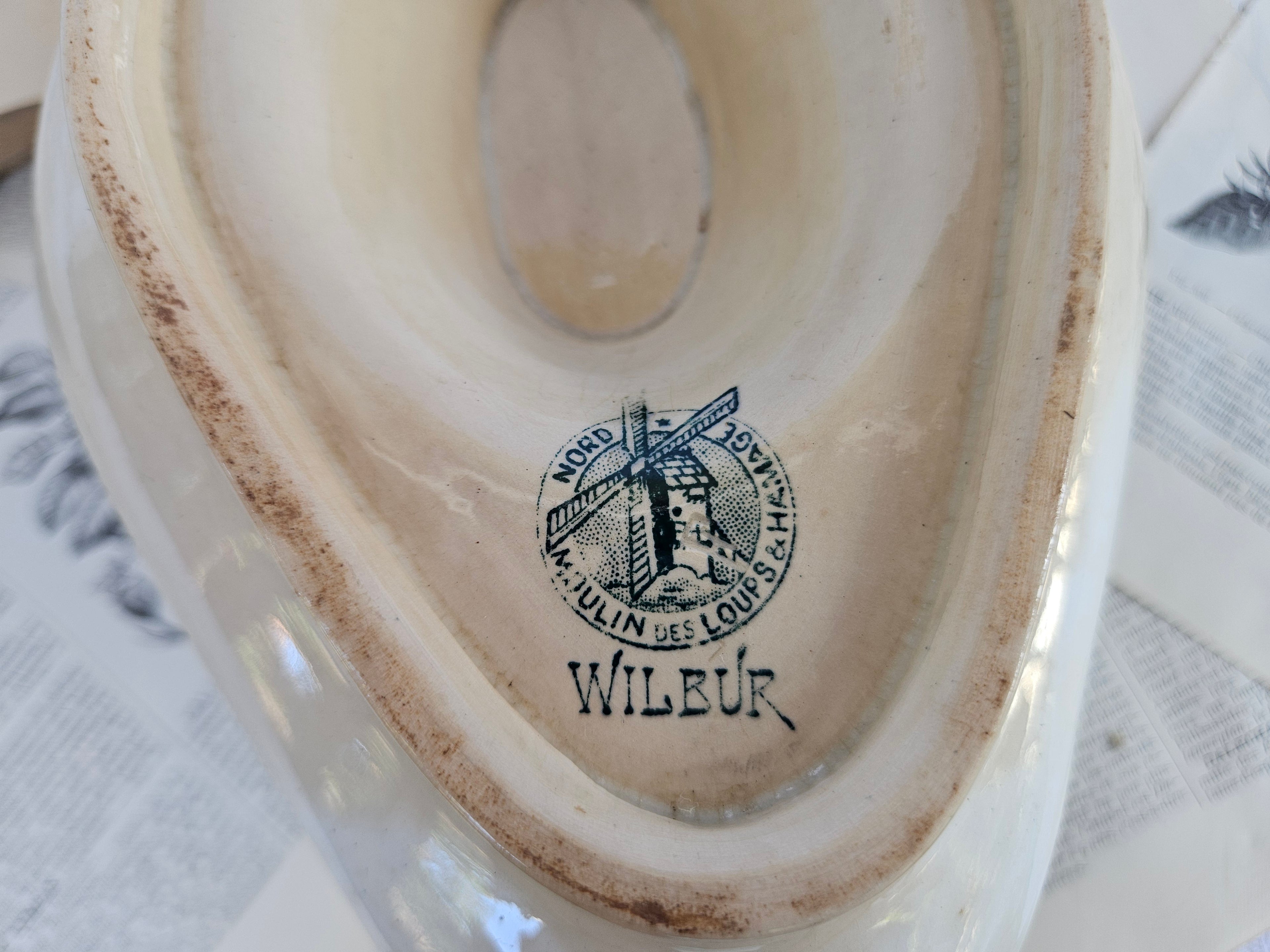 Saucière ancienne Moulin des Loups Wilbur | Terre de fer française