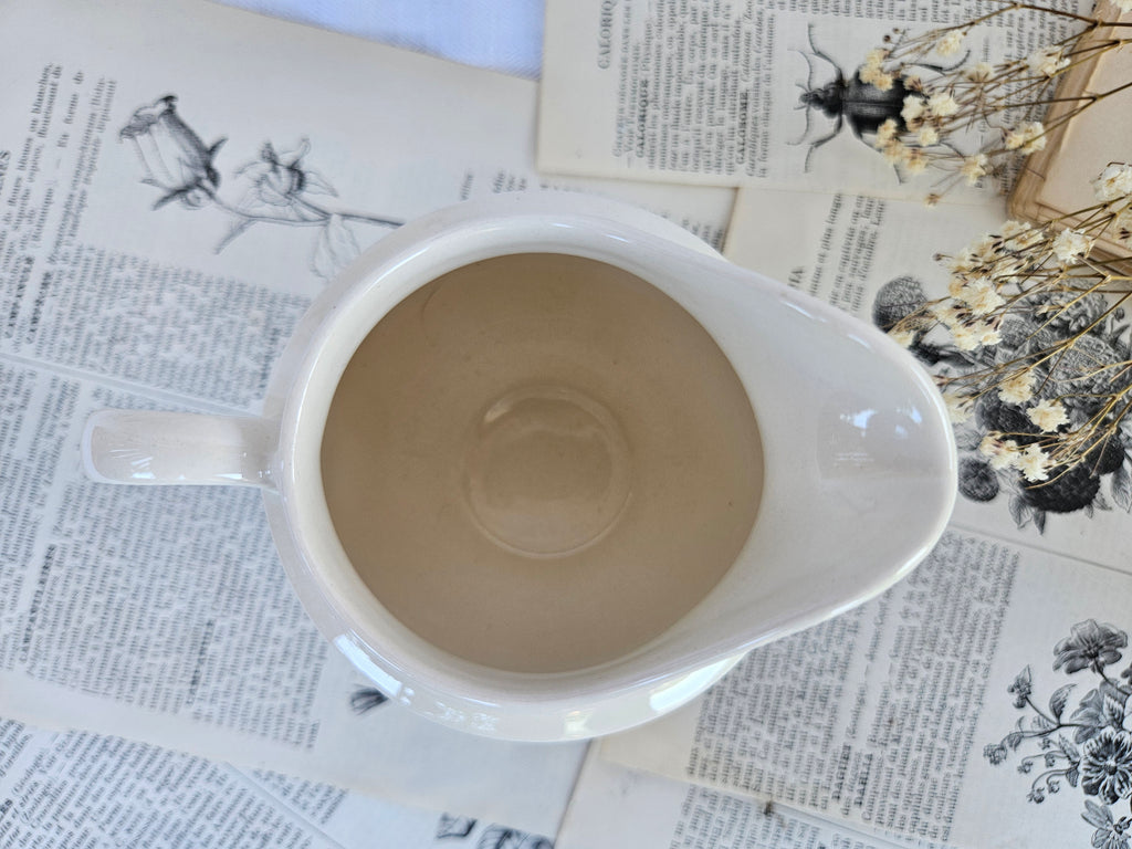 Wedgwood EDME Duo Pot à Lait et Sucrier Blanc Ivoire | Made in England