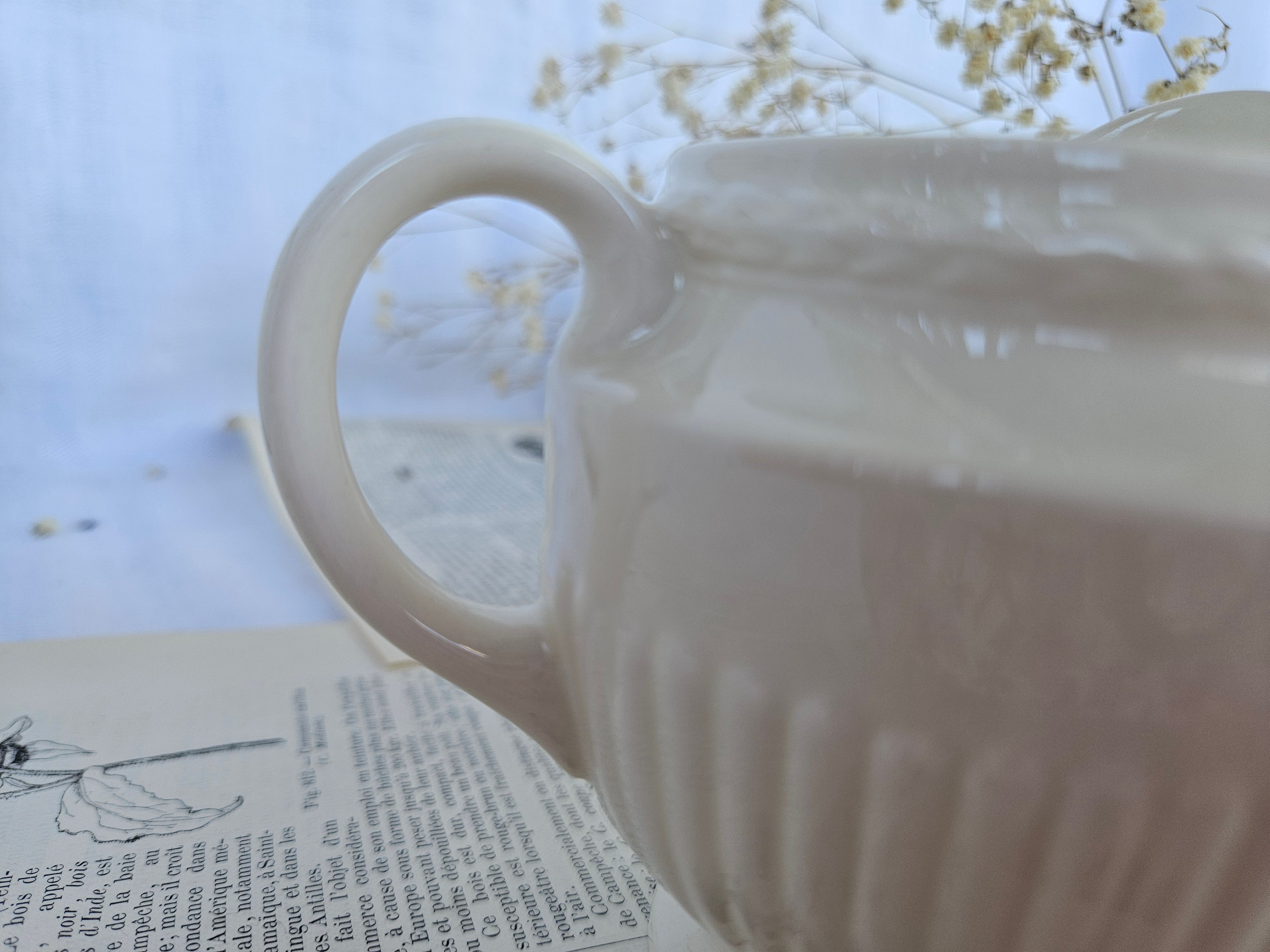 Wedgwood EDME Duo Pot à Lait et Sucrier Blanc Ivoire | Made in England