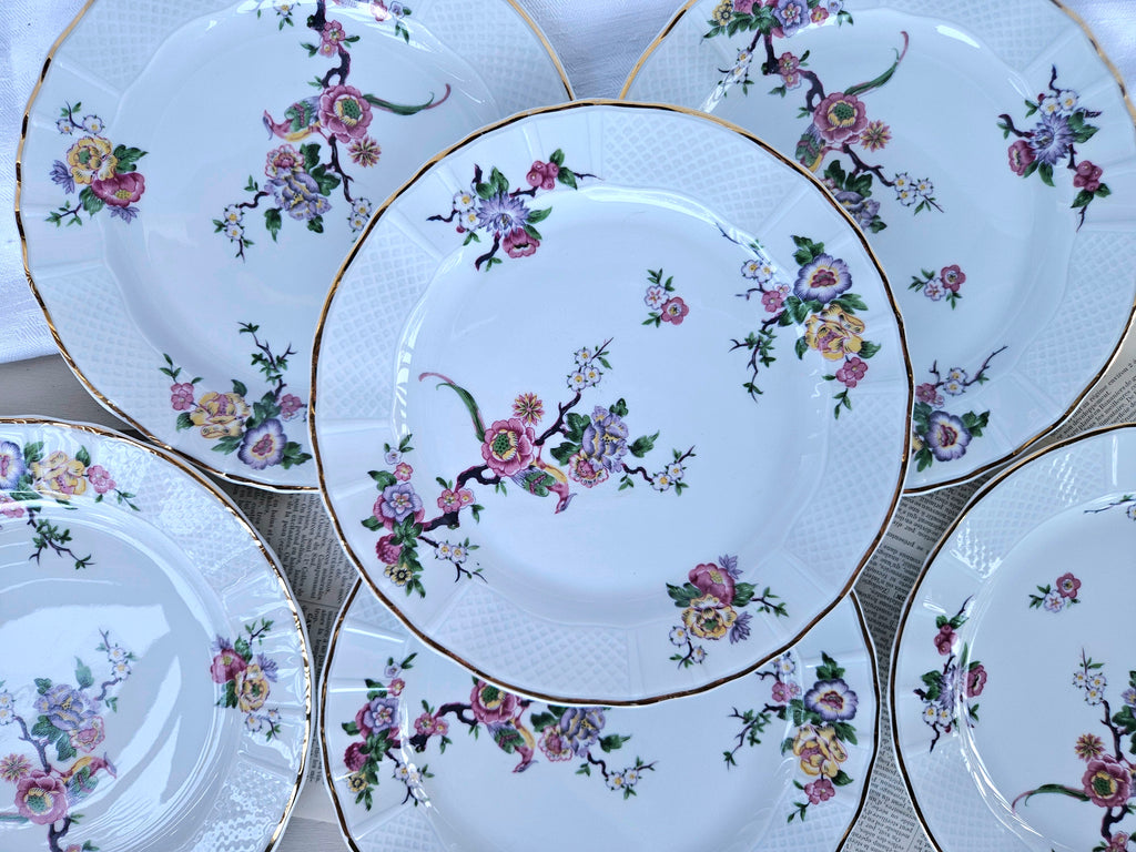 6 assiettes à dessert Bernardaud Limoges