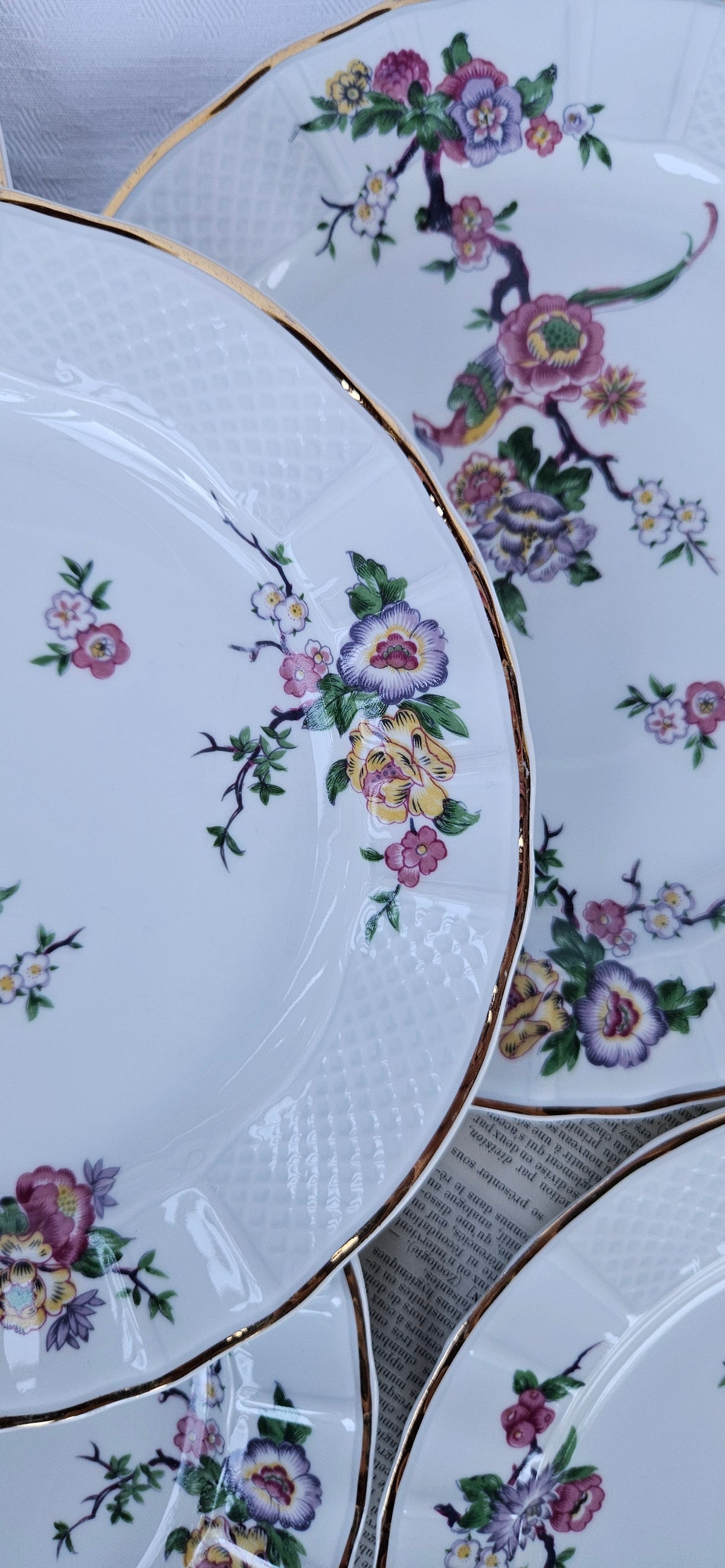 6 assiettes à dessert Bernardaud Limoges