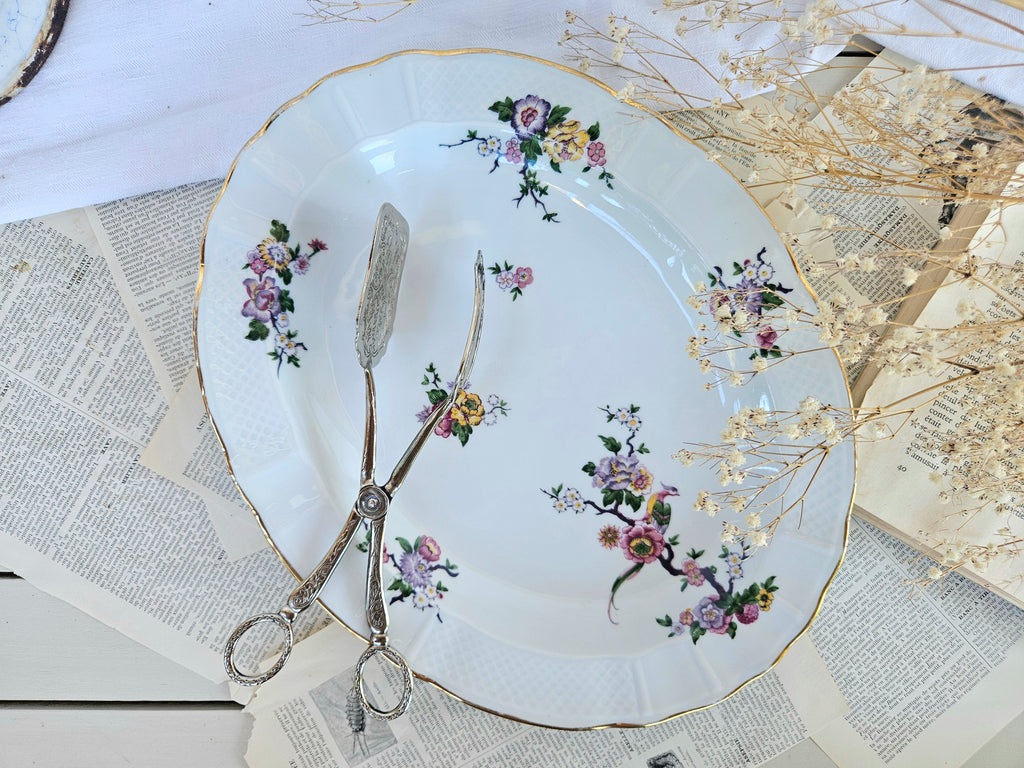 Plat de service Bernardaud Limoges Bengali