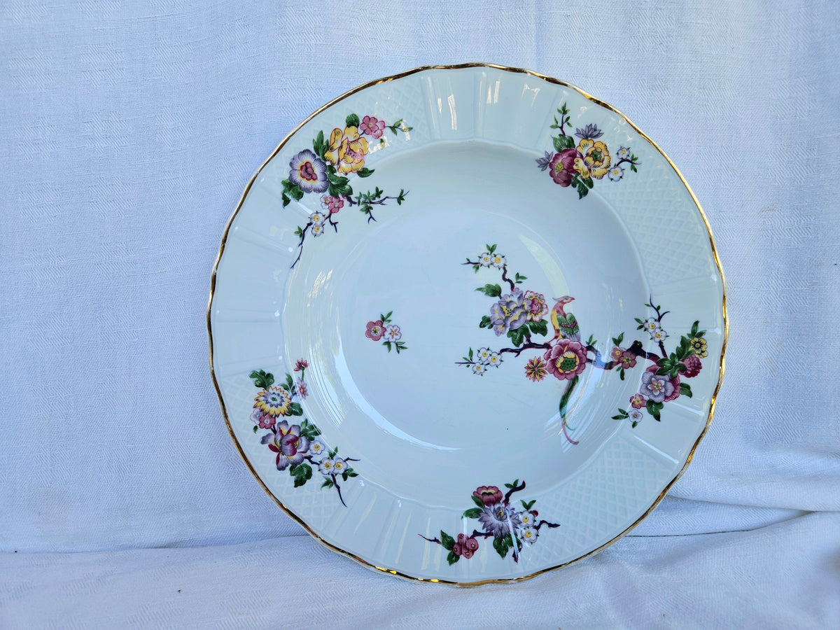Lot de 6 assiettes creuses Bernardaud Limoges Bengali