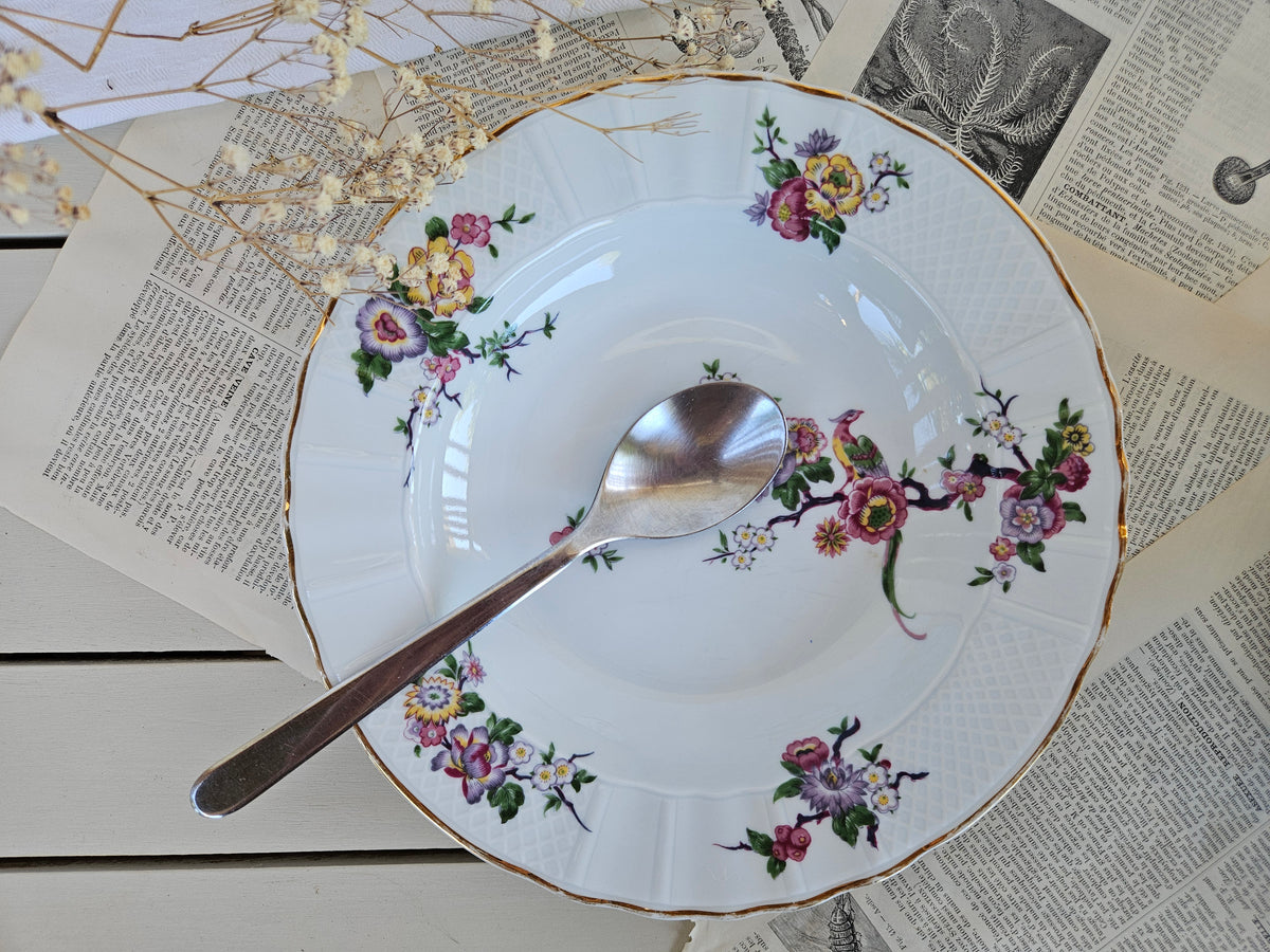 Lot de 6 assiettes creuses Bernardaud Limoges Bengali