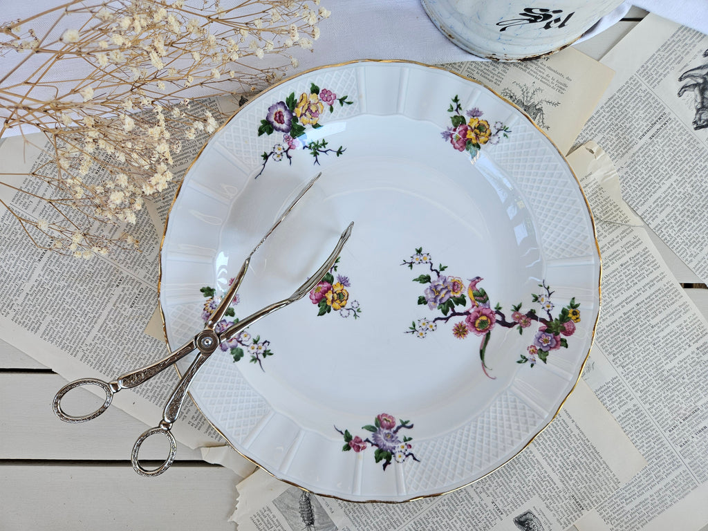 Plat de service rond Bernardaud Limoges Bengali 28,5 cm
