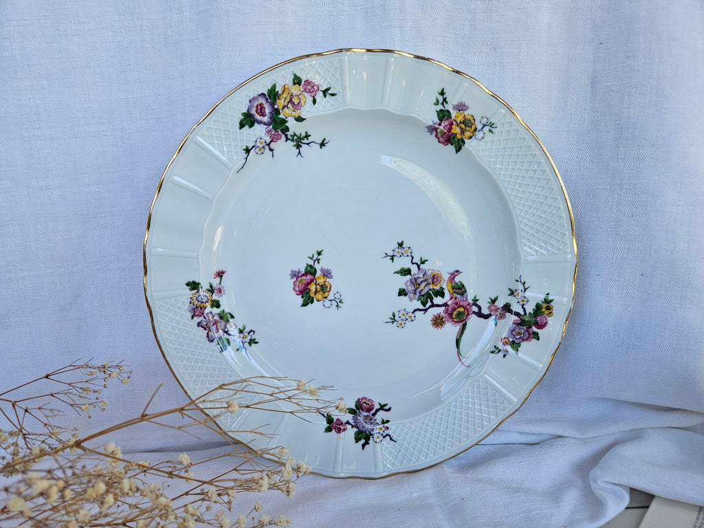 Plat de service rond Bernardaud Limoges Bengali 28,5 cm