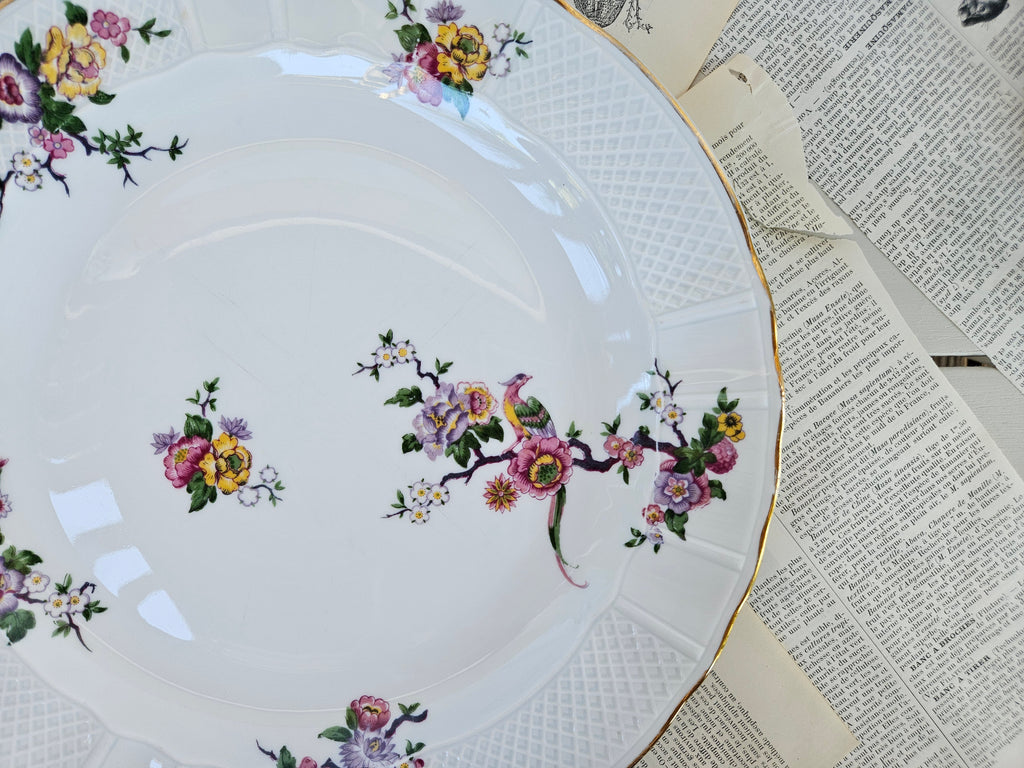 Plat de service rond Bernardaud Limoges Bengali 28,5 cm