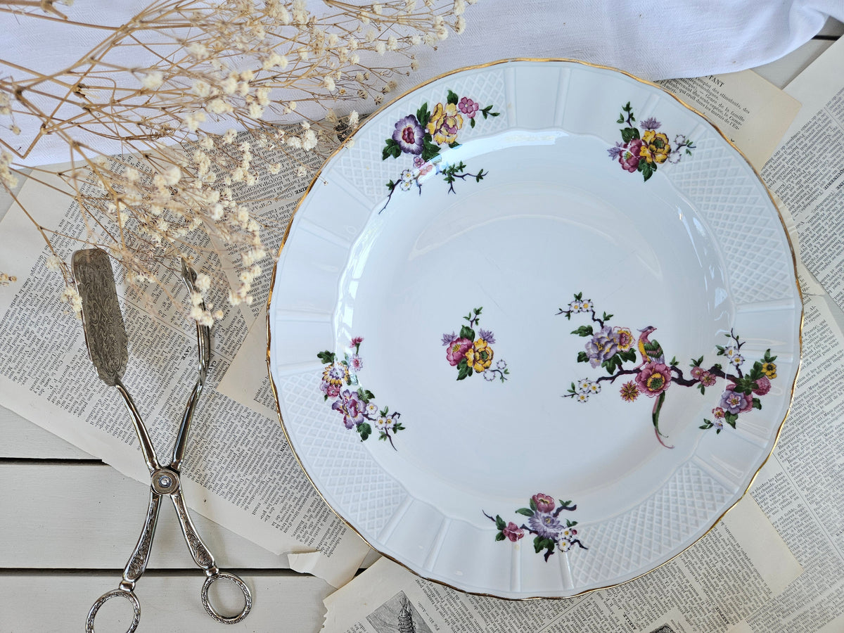 Plat de service rond Bernardaud Limoges Bengali 28,5 cm