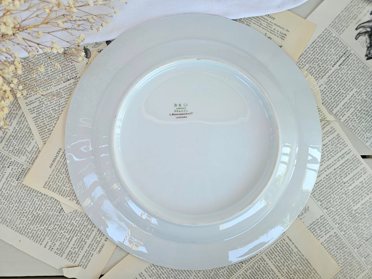 Plat de service rond Bernardaud Limoges Bengali 28,5 cm