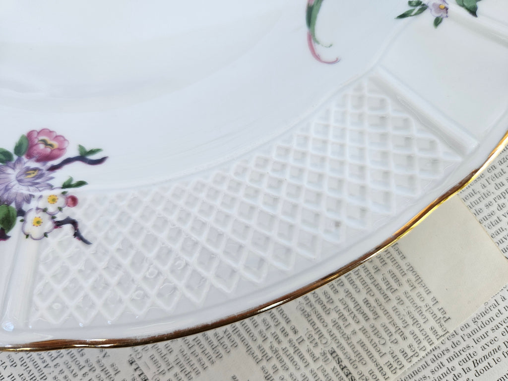 Plat de service rond Bernardaud Limoges Bengali 28,5 cm