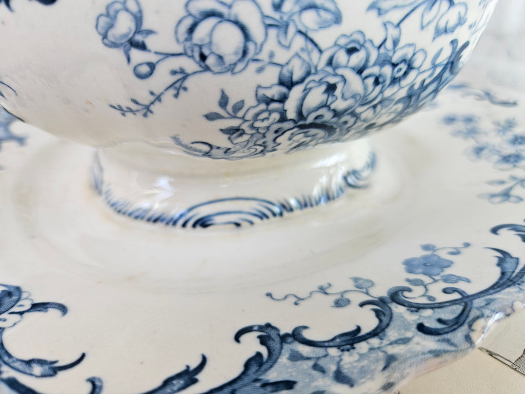 Saucière ancienne Sarreguemines modèle Fleury