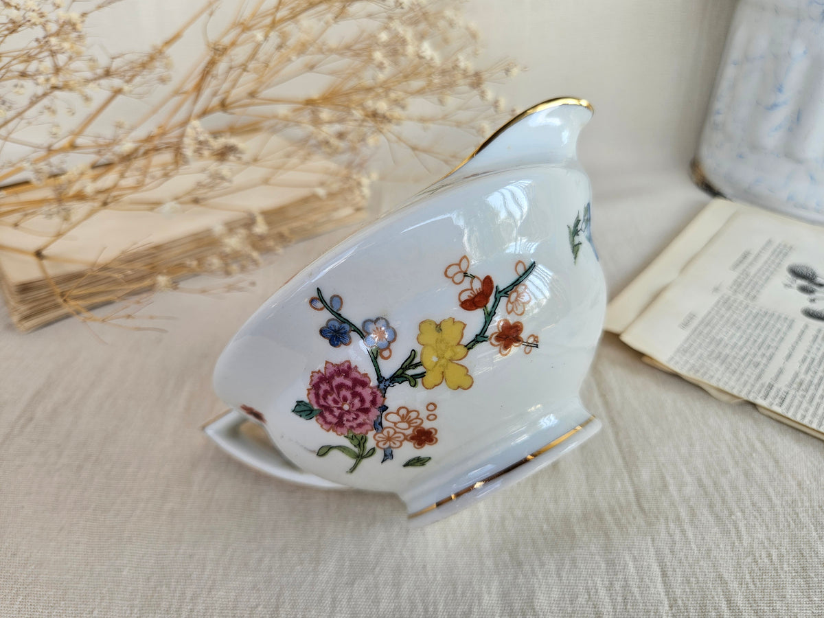 Saucière ancienne en porcelaine de Limoges A. Lanternier & Cie