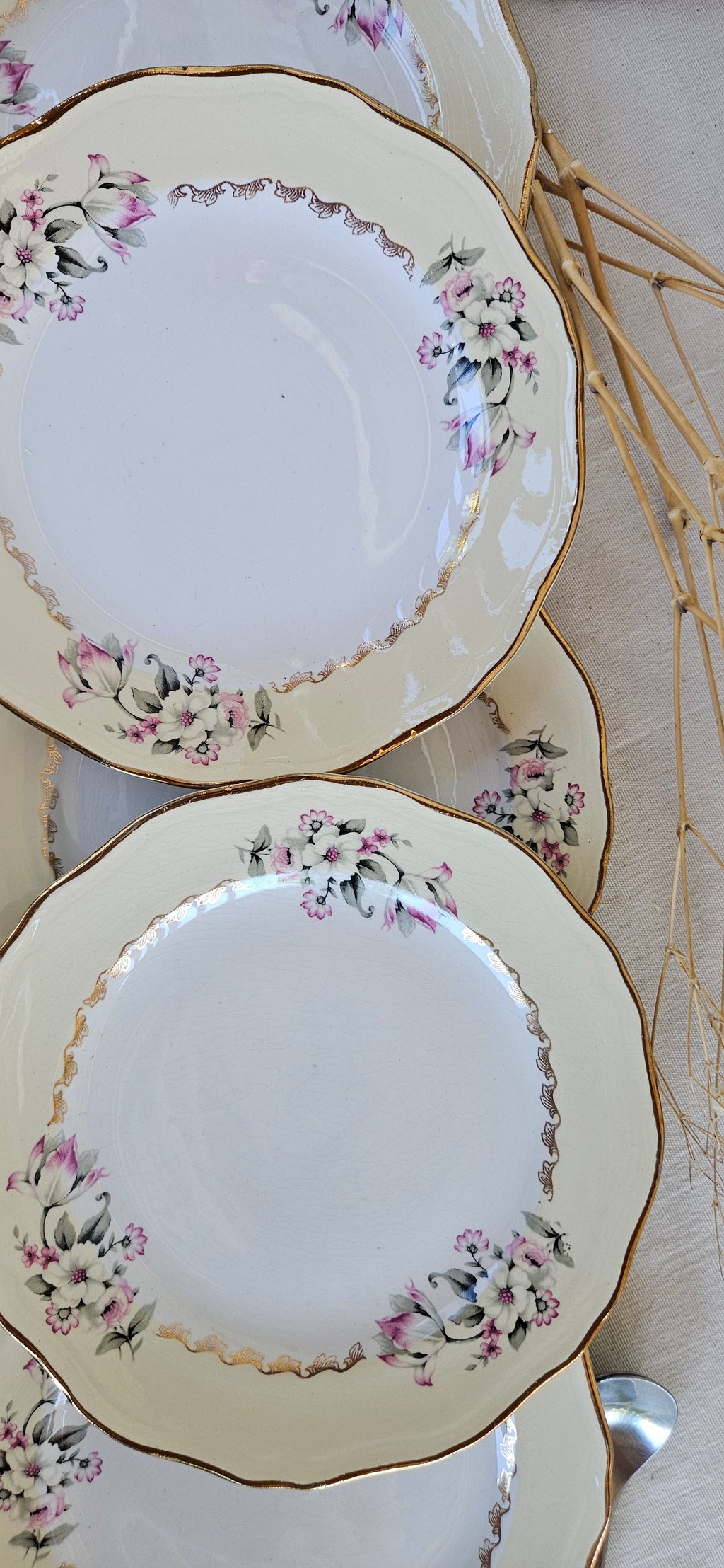 Assiette à dessert L’Amandinoise modèle Paola