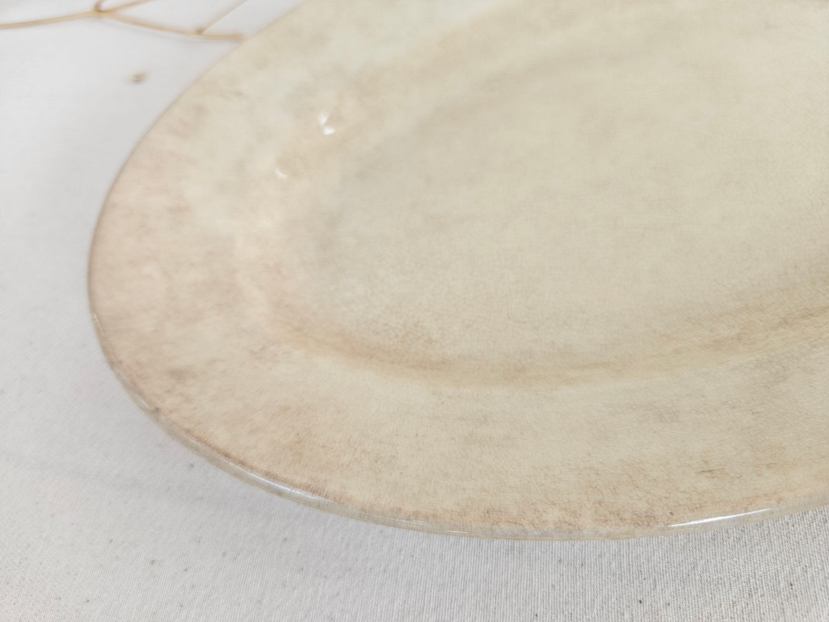 Ancien plat ovale Pexonne FF – Terre de Fer
