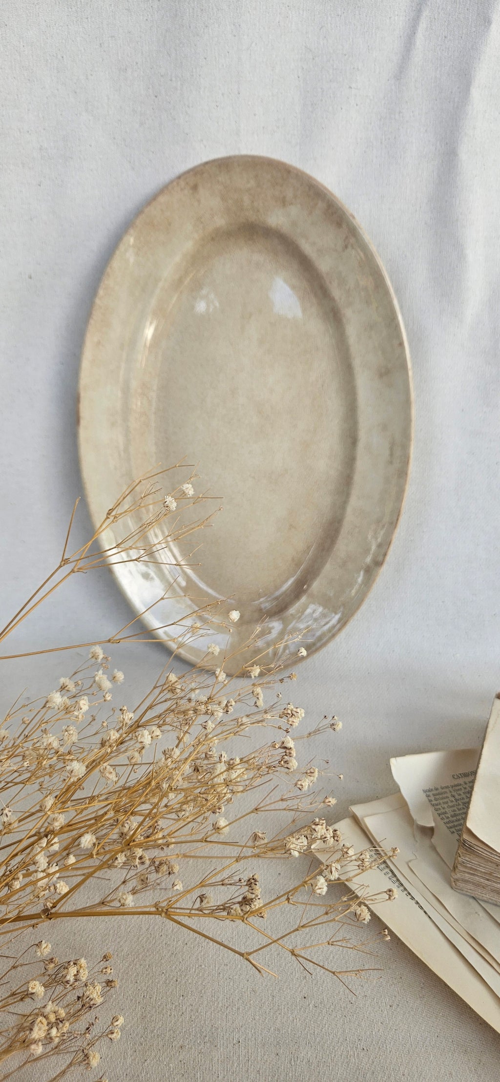 Ancien plat ovale Pexonne FF – Terre de Fer