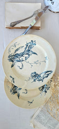 Duo de plats Gien Iris en terre de fer 28cm