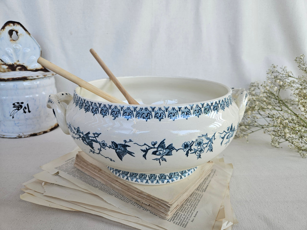 Grande coupe ancienne Terre de Fer HB & Cie Choisy-le-Roi
