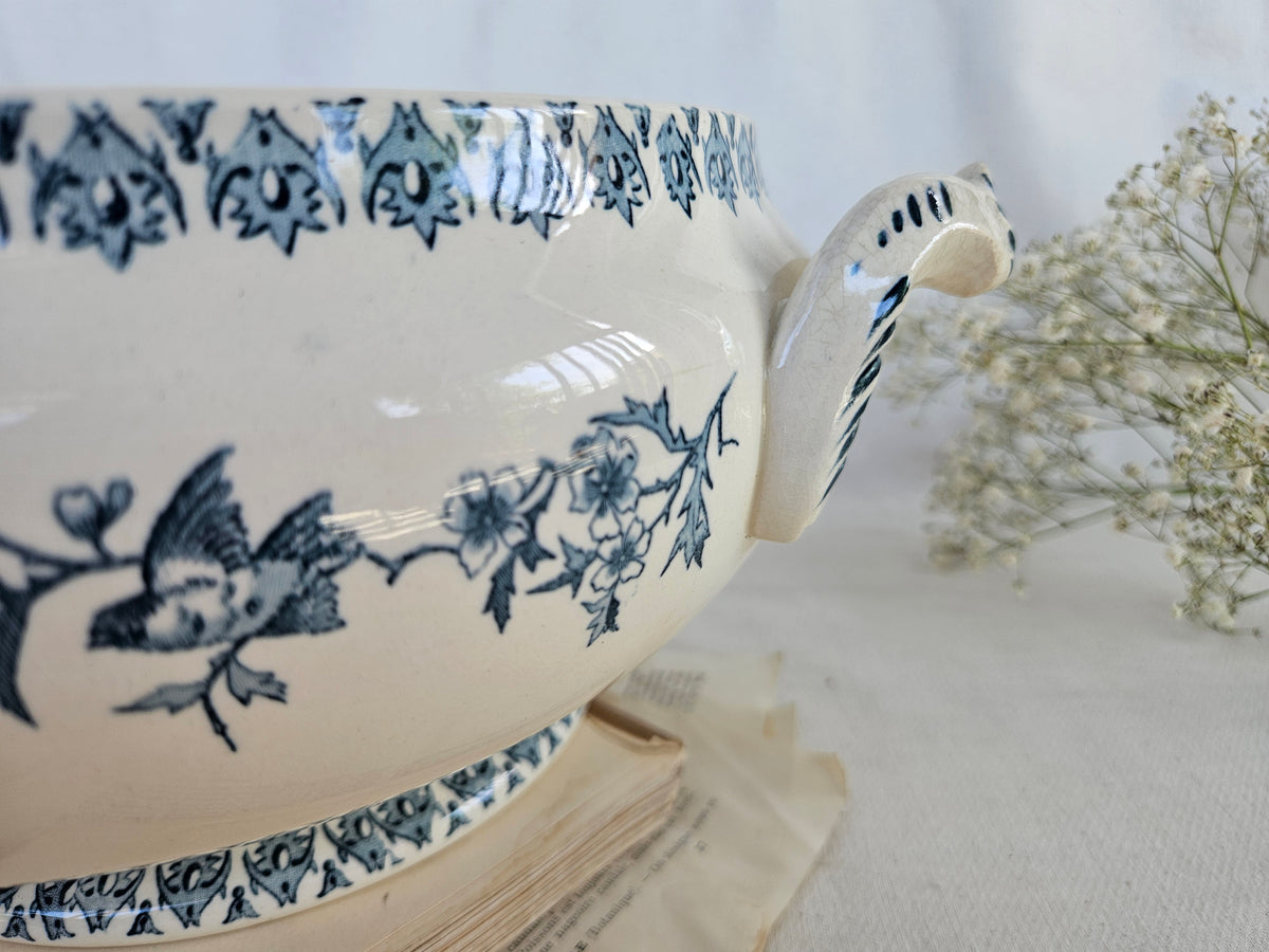 Grande coupe ancienne Terre de Fer HB & Cie Choisy-le-Roi