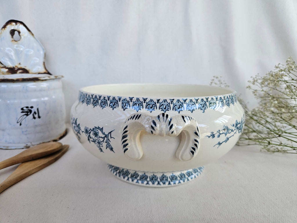 Grande coupe ancienne Terre de Fer HB & Cie Choisy-le-Roi