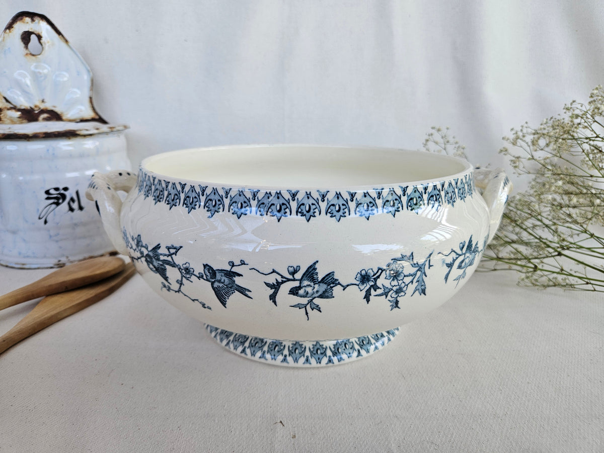 Grande coupe ancienne Terre de Fer HB & Cie Choisy-le-Roi