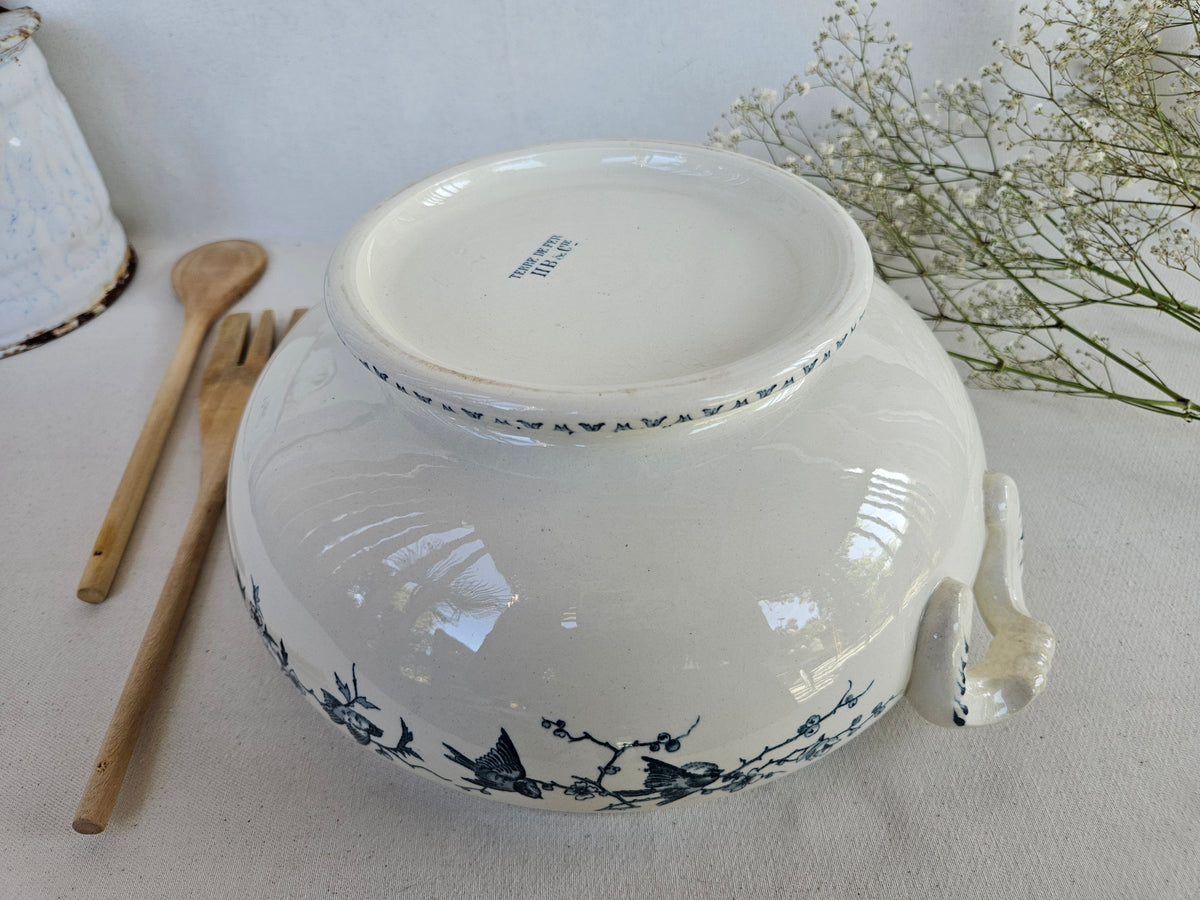 Grande coupe ancienne Terre de Fer HB & Cie Choisy-le-Roi