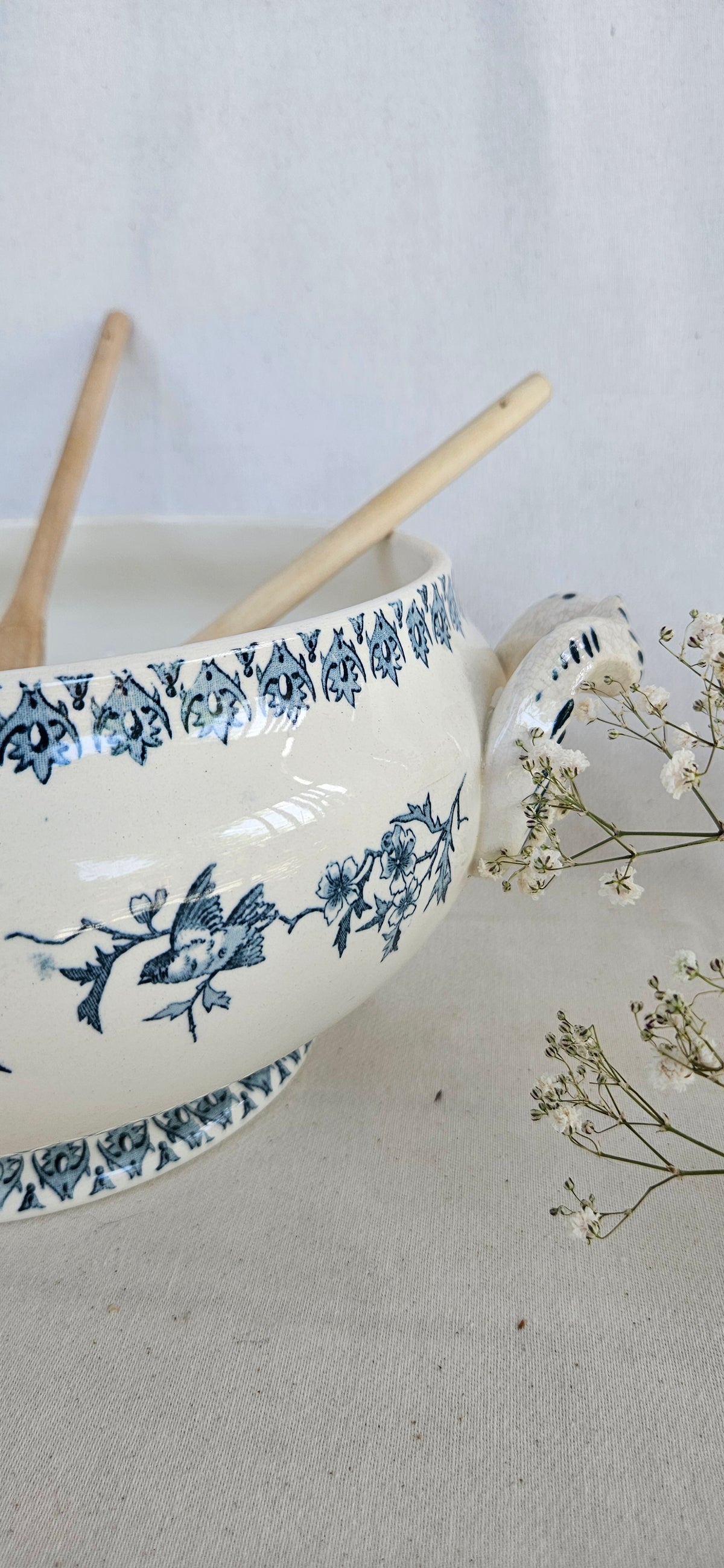 Grande coupe ancienne Terre de Fer HB & Cie Choisy-le-Roi