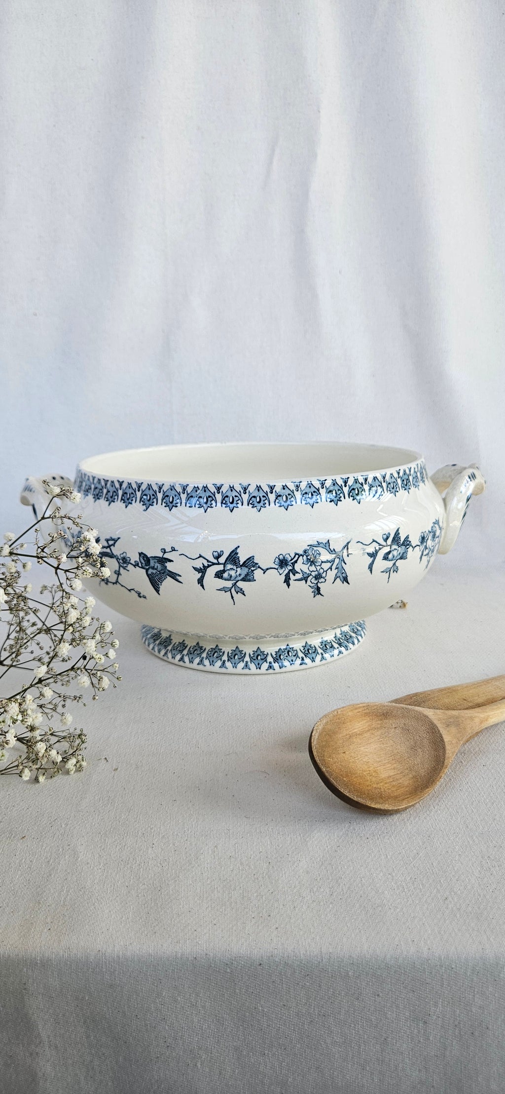 Grande coupe ancienne Terre de Fer HB & Cie Choisy-le-Roi