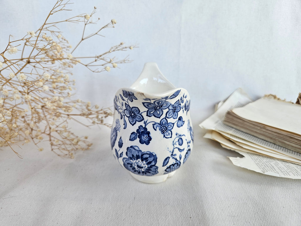 Saucière Villeroy & Boch Paradiso en faïence bleue et blanche