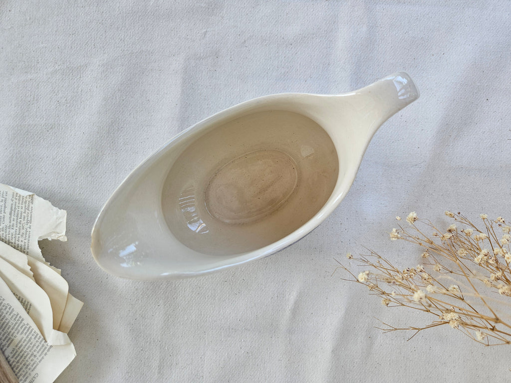 Saucière Villeroy & Boch Paradiso en faïence bleue et blanche